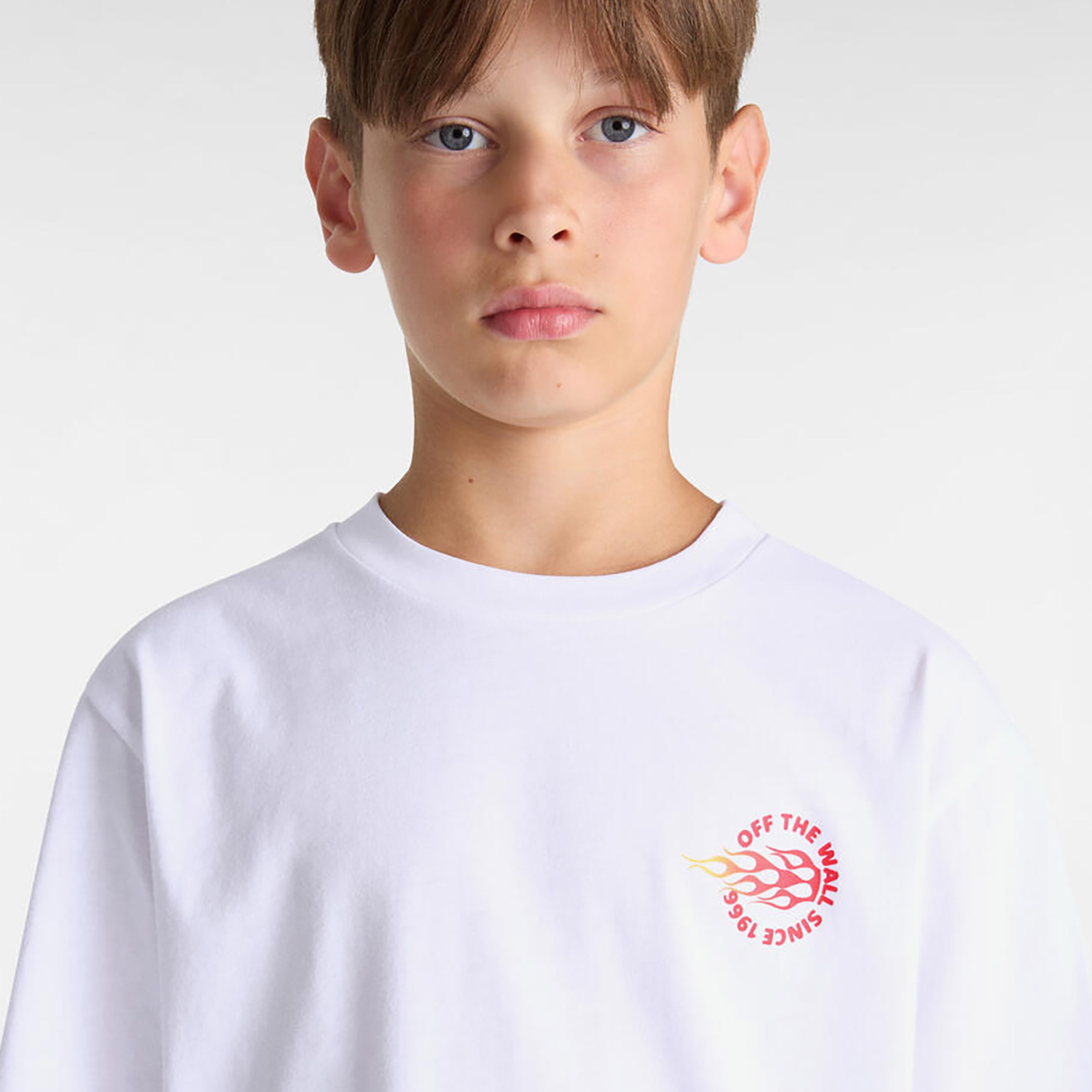 Vans Commet 66 Ss Çocuk Beyaz T-Shirt