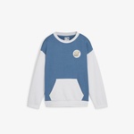 Puma Classıcs Fc Crew Çocuk Mavi Sweatshirt