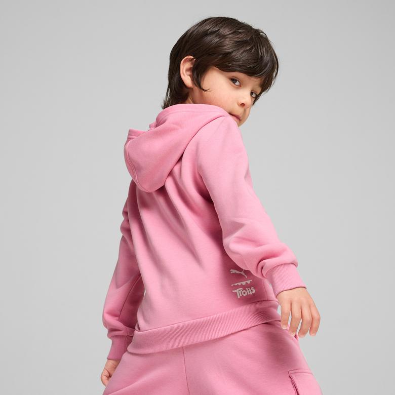 Puma X Trolls Hoodie Çocuk Pembe Hoodie