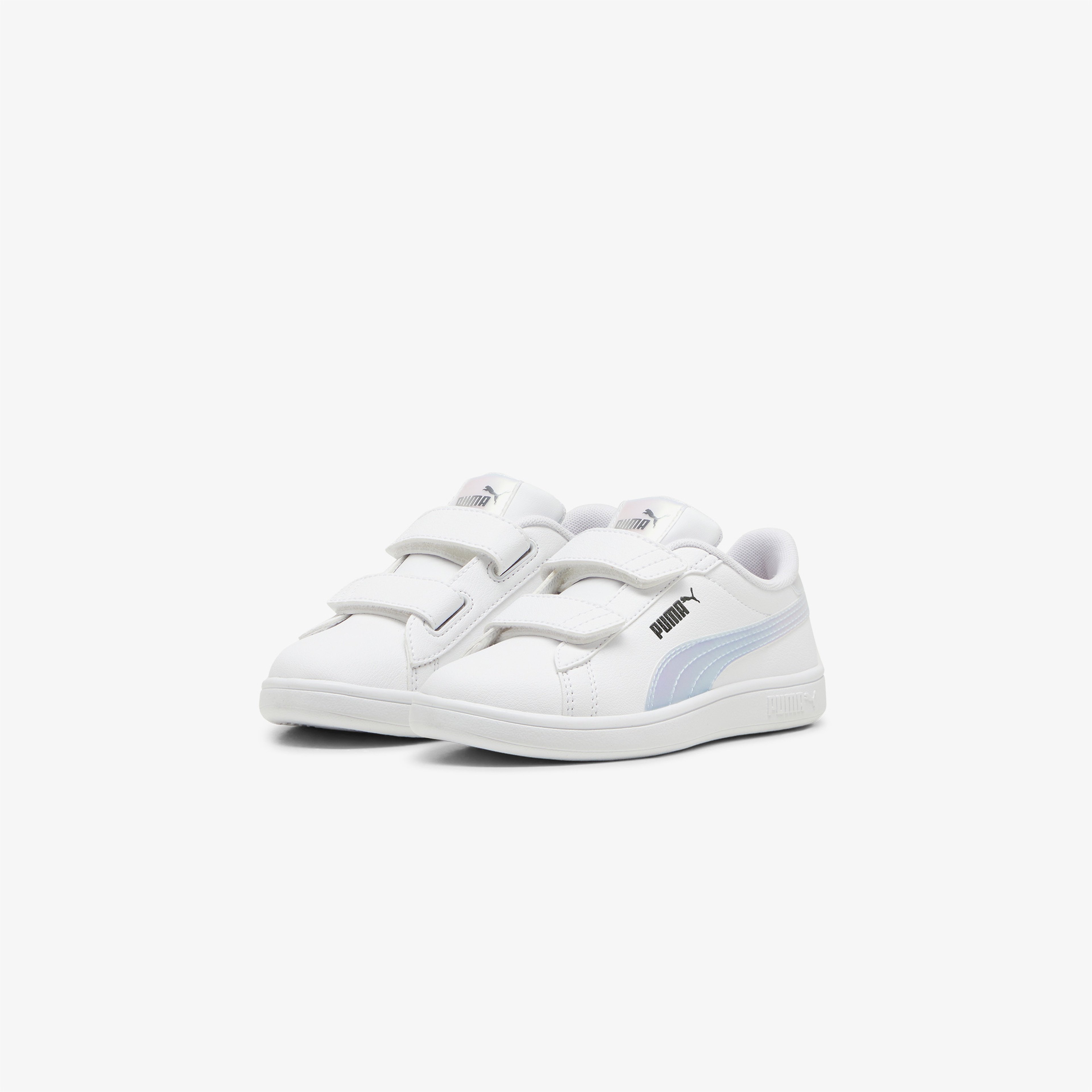 Puma Smash 3.0 Holo 2.0 Çocuk Beyaz Spor Ayakkabı