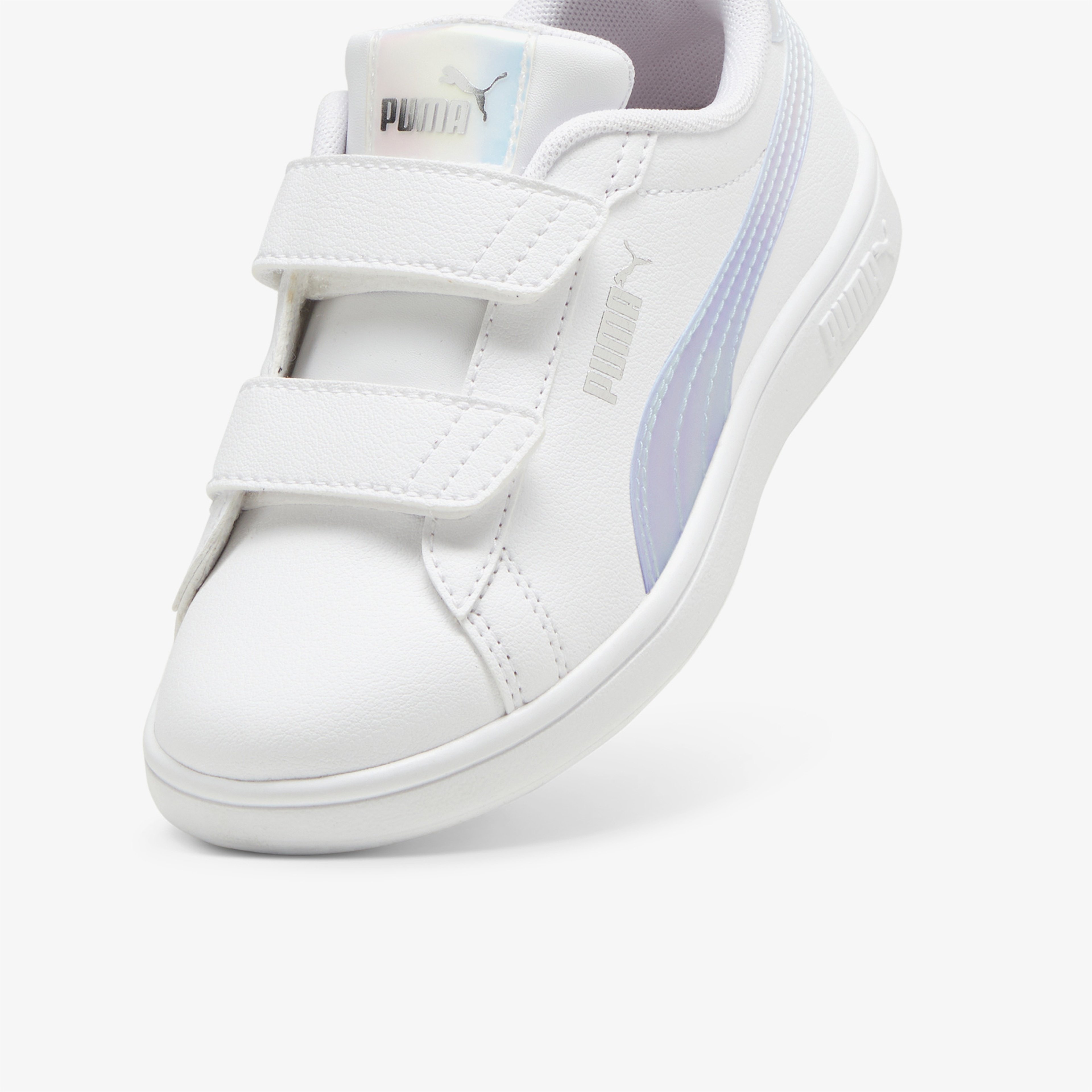 Puma Smash 3.0 Holo 2.0 Çocuk Beyaz Spor Ayakkabı