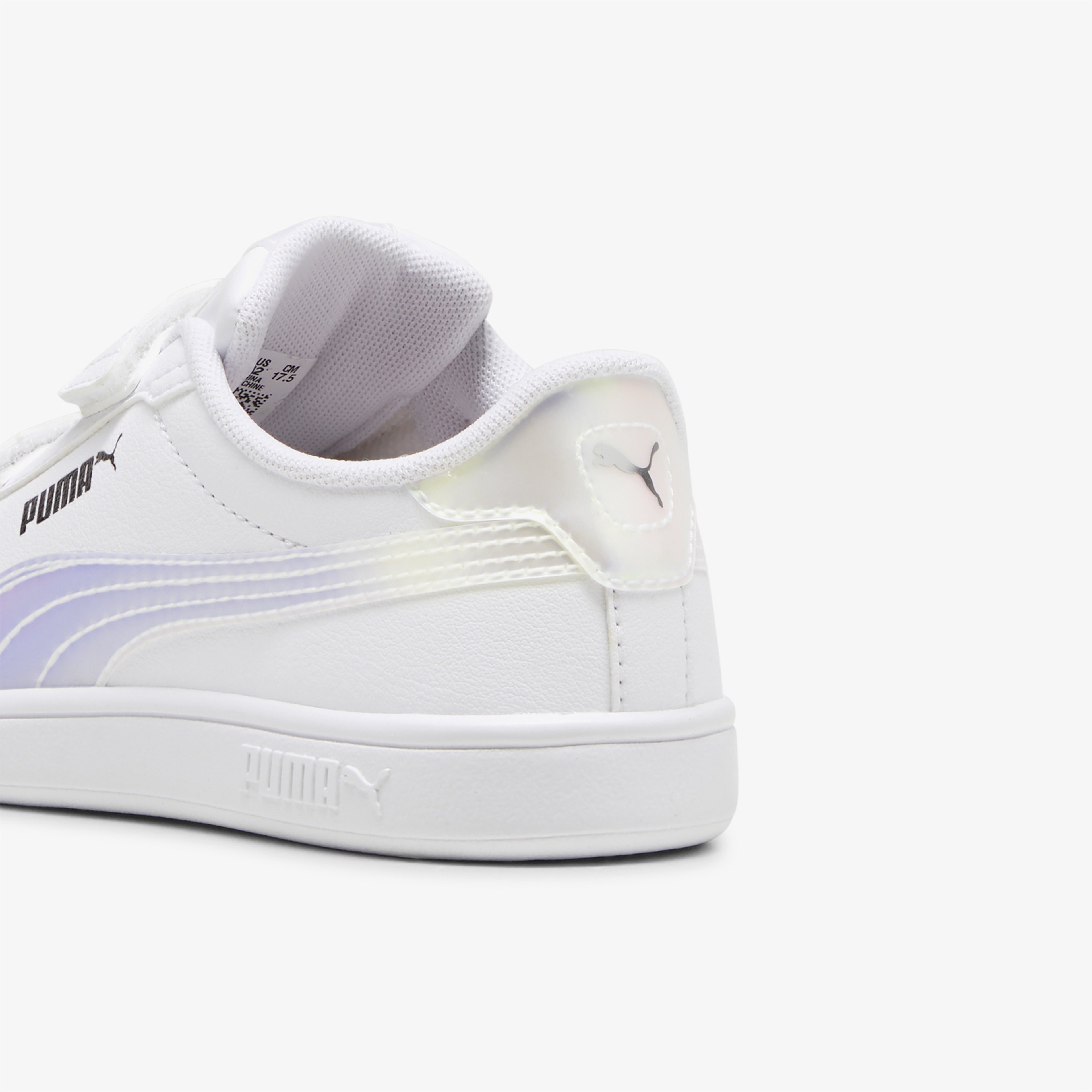 Puma Smash 3.0 Holo 2.0 Çocuk Beyaz Spor Ayakkabı