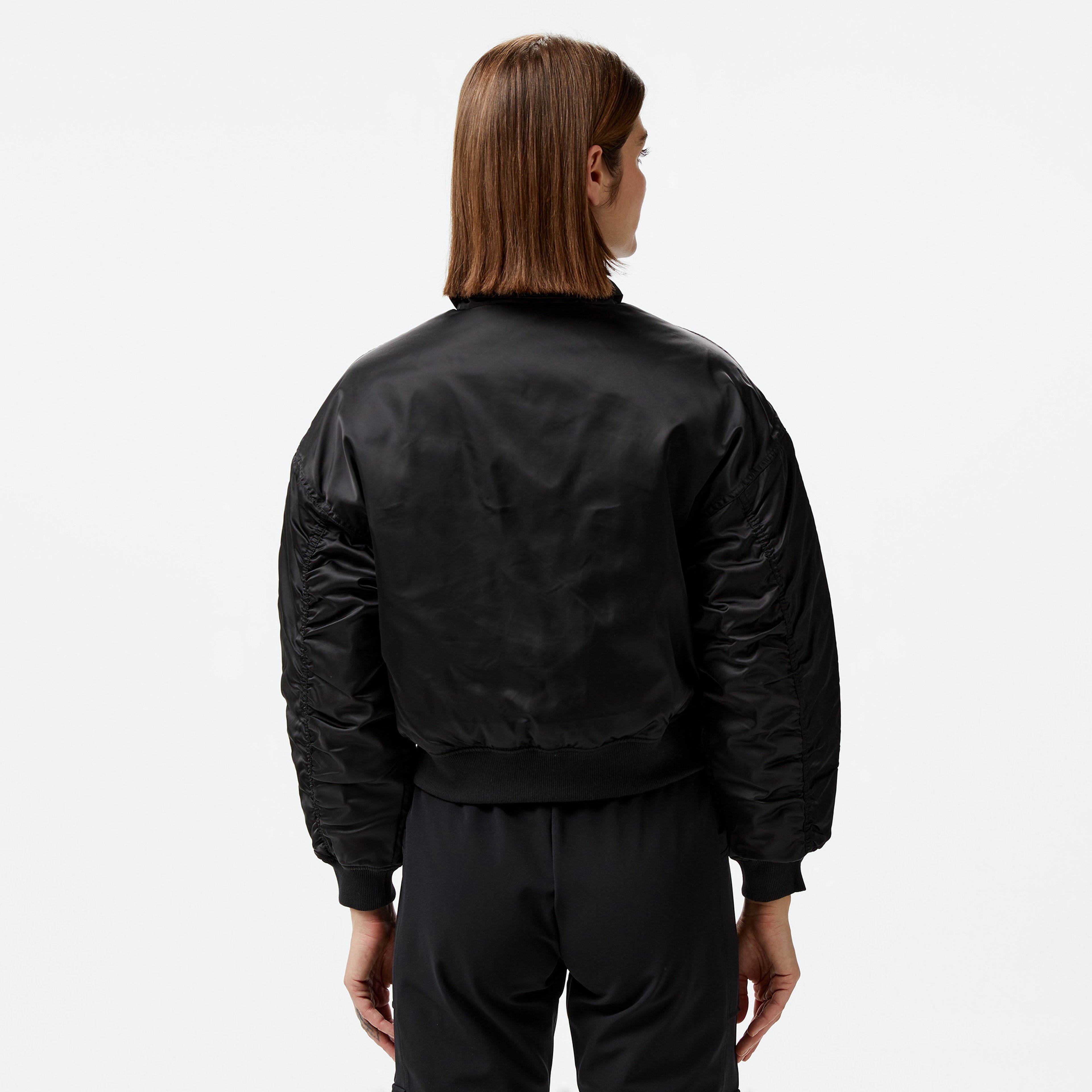 Puma Satin Bomber Kadın Siyah Ceket