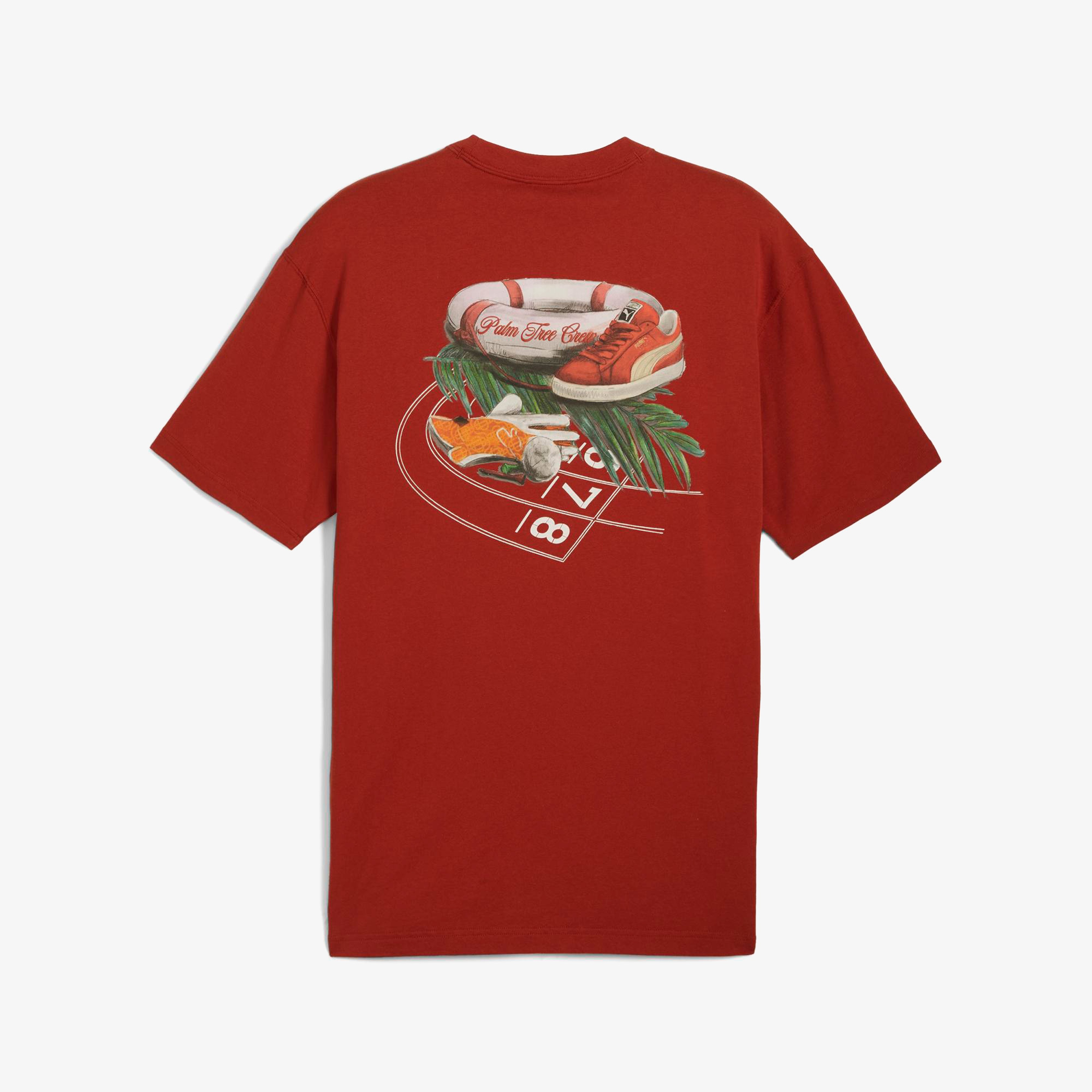 Puma X Ptc Graphic Unisex Kırmızı T-Shirt