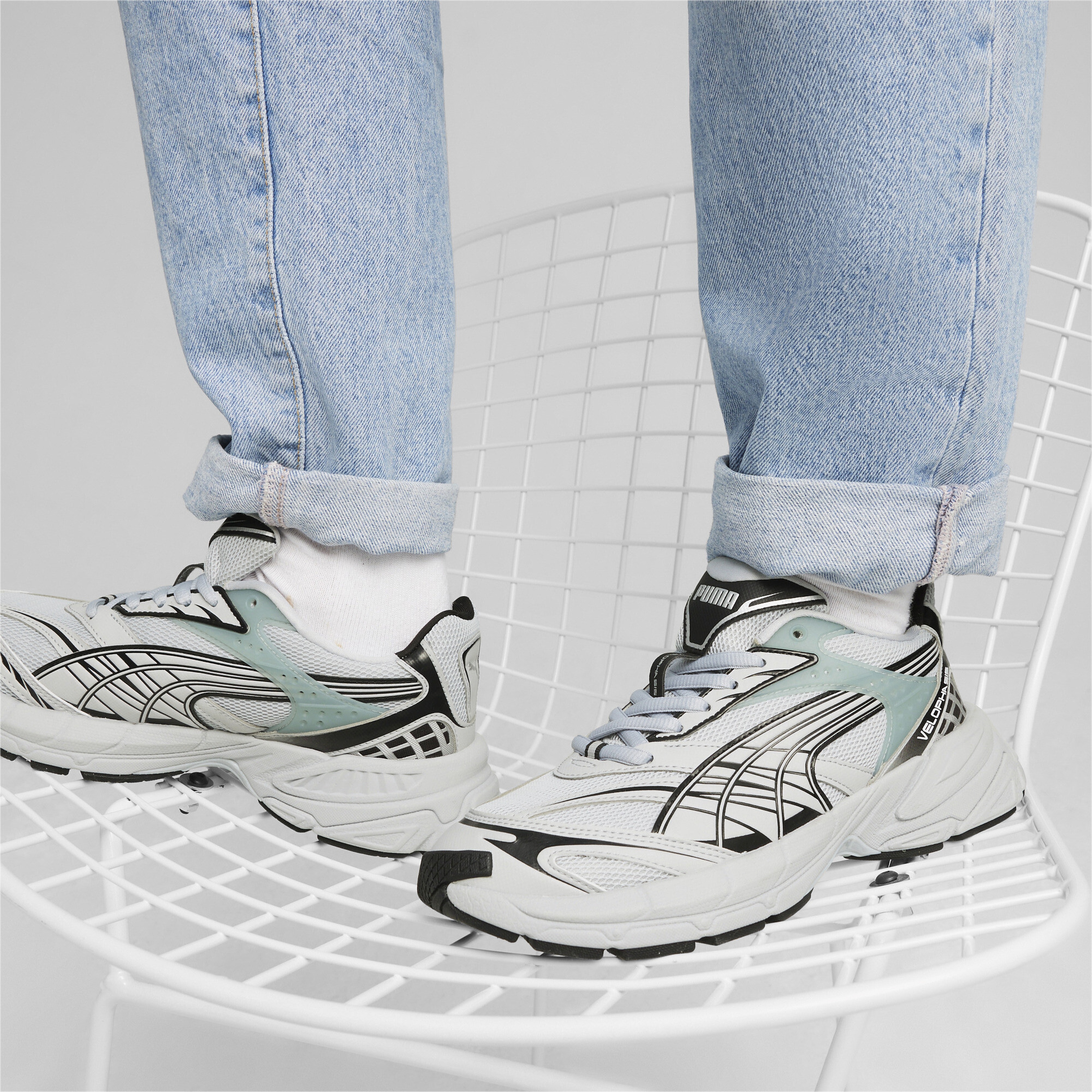 Puma Velophasis Always On Unisex Gri Spor Ayakkabı