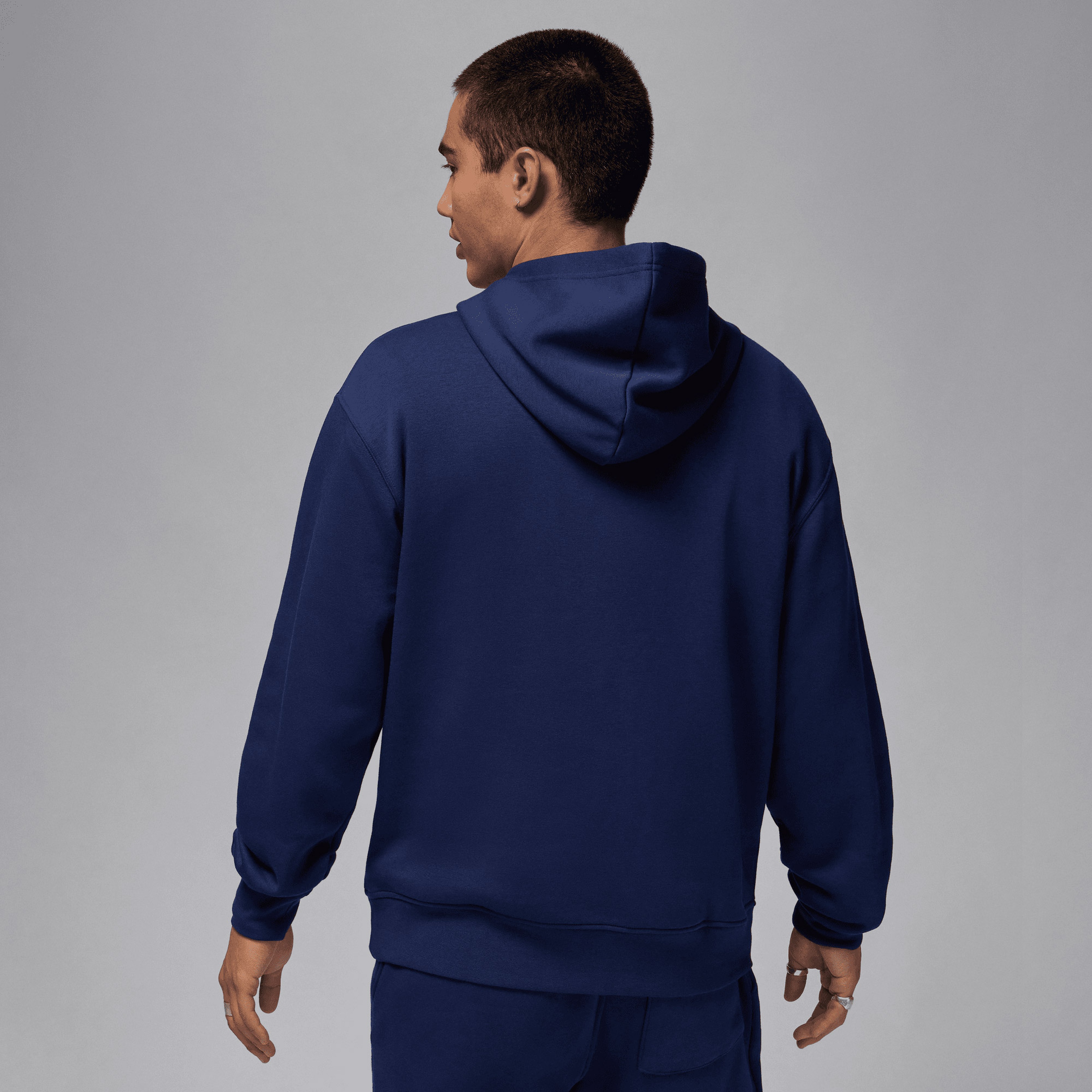 Jordan M J Brkln Fleece Erkek Mavi Sweatshirt