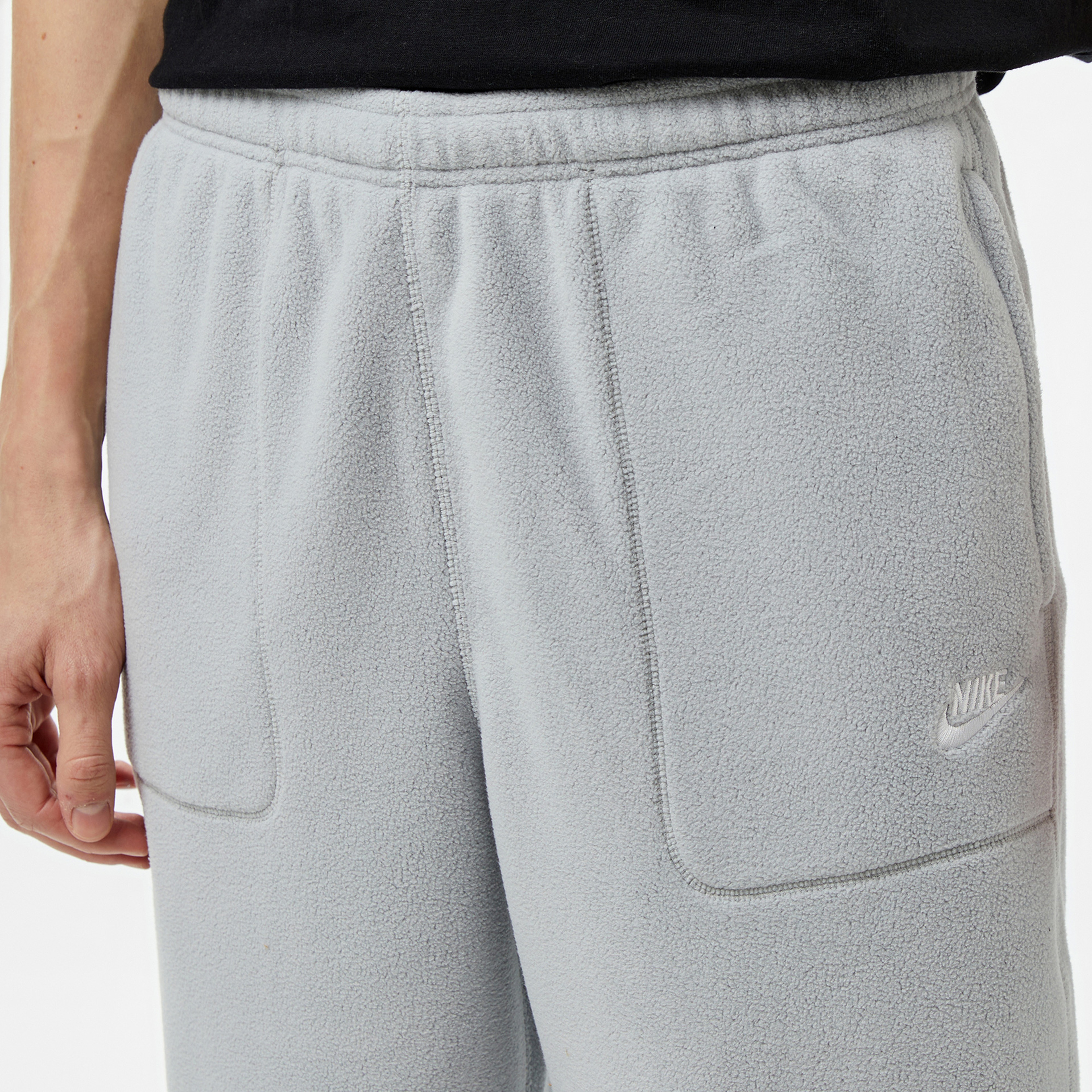 Nike M Nk Club Ssnl Winterized Erkek Gri Eşofman Altı