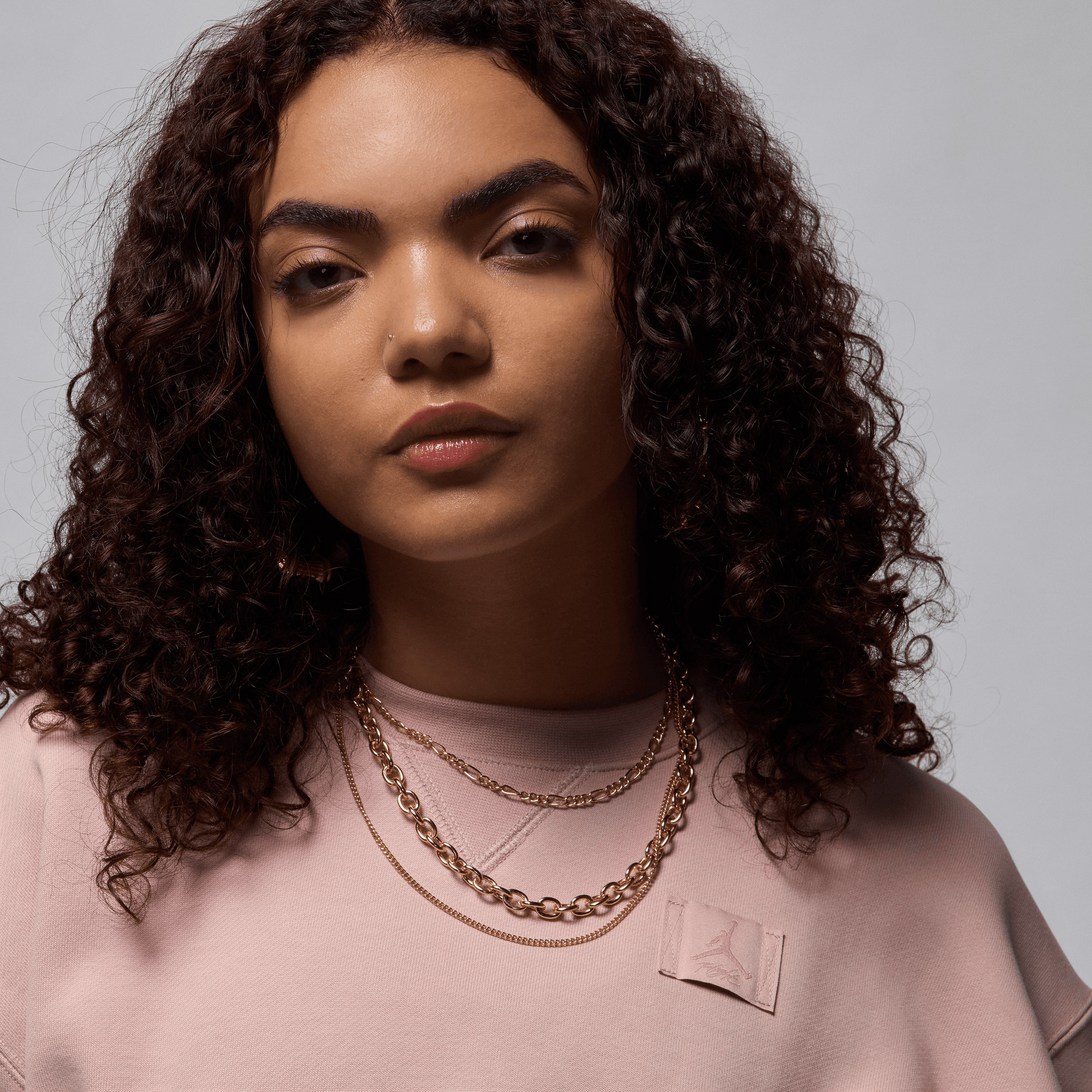 Jordan W J Flt Flc Nov Top 24 Kadın Kırmızı T-Shirt