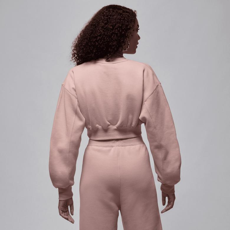 Jordan W J Flt Flc Nov Top 24 Kadın Kırmızı T-Shirt