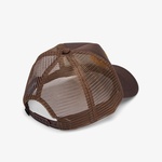 Market Smiley Upside Down Erkek Kahverengi Şapka