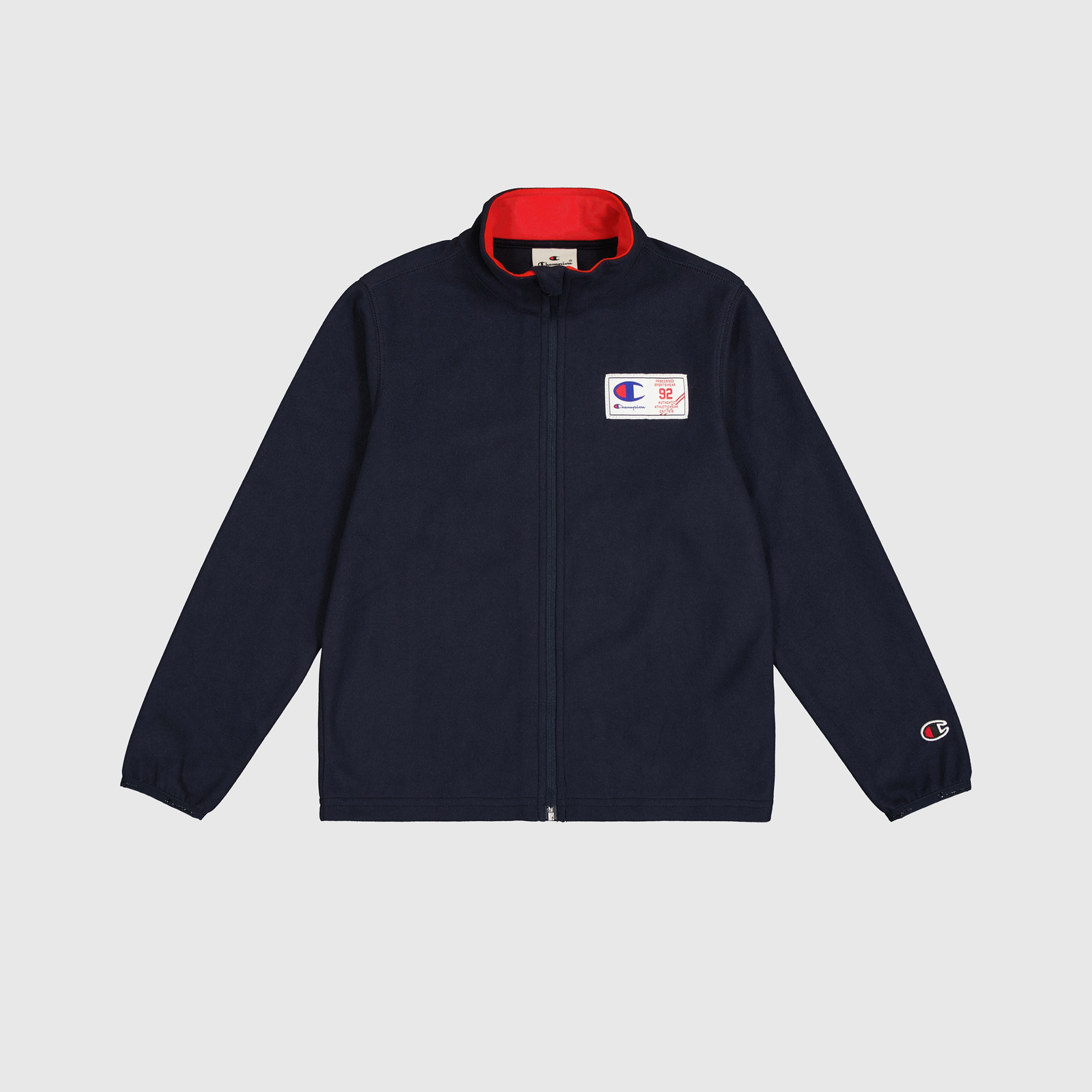 Champion Full Zip Çocuk Siyah Eşofman Üstü