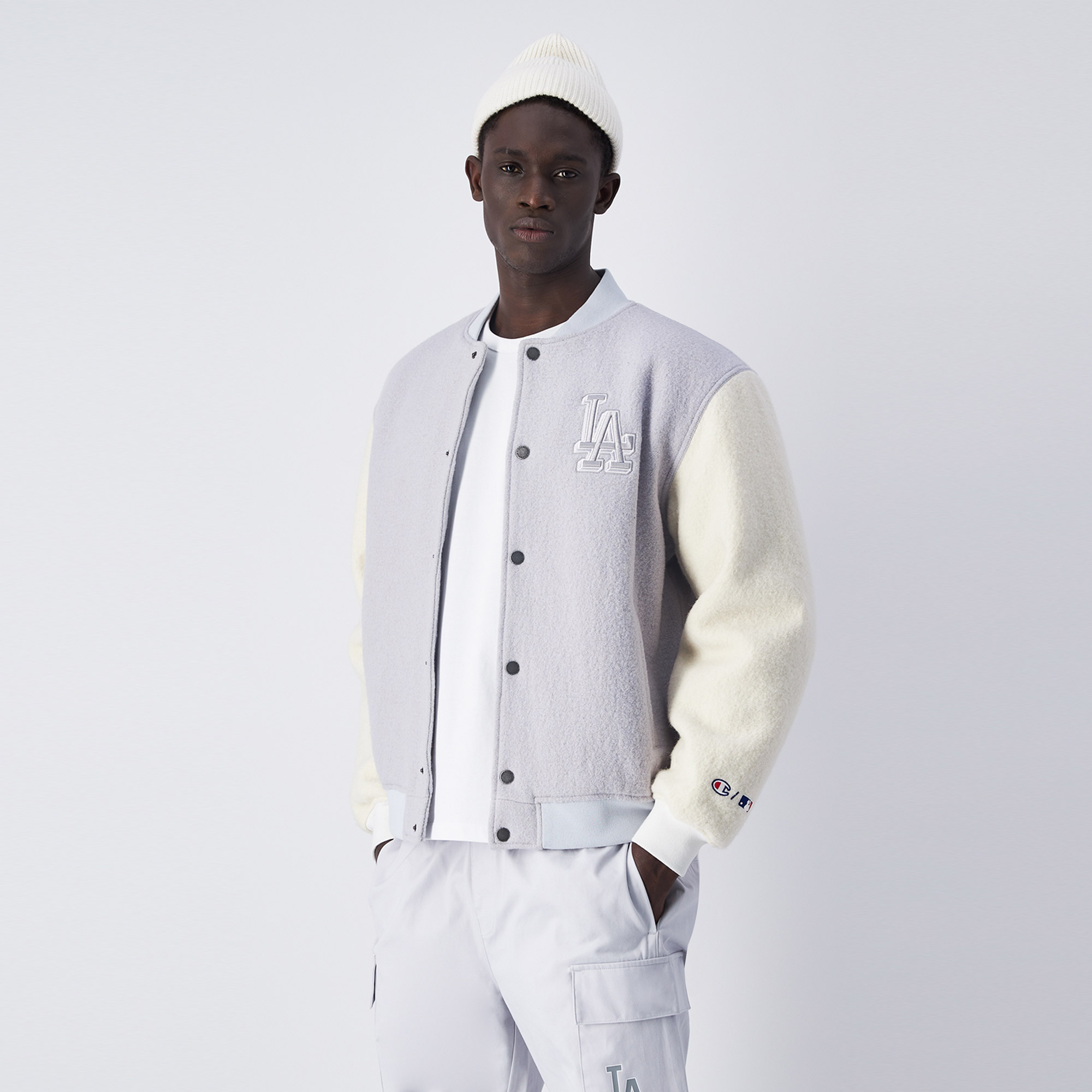 Champion Bomber Erkek Gri Ceket
