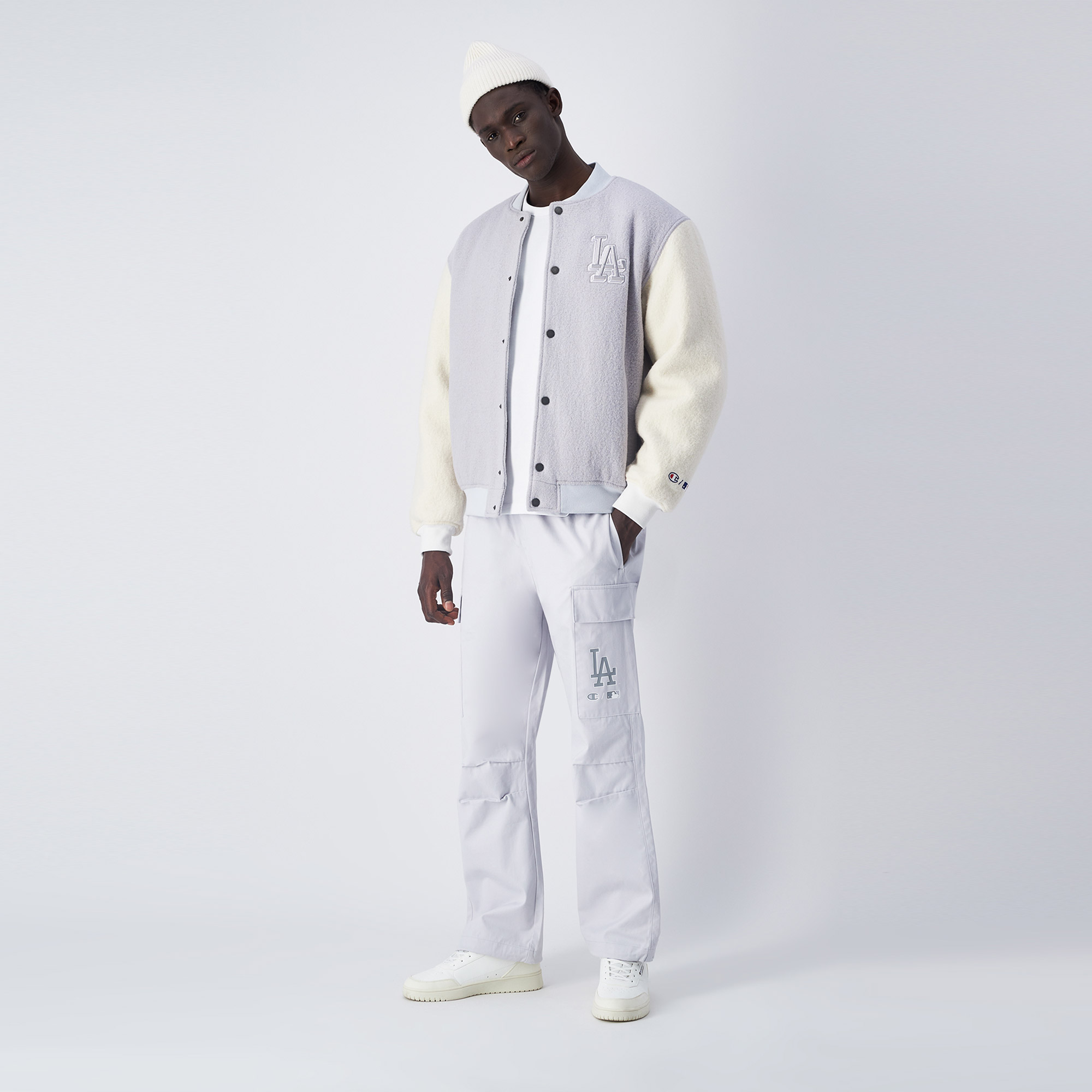 Champion Bomber Erkek Gri Ceket