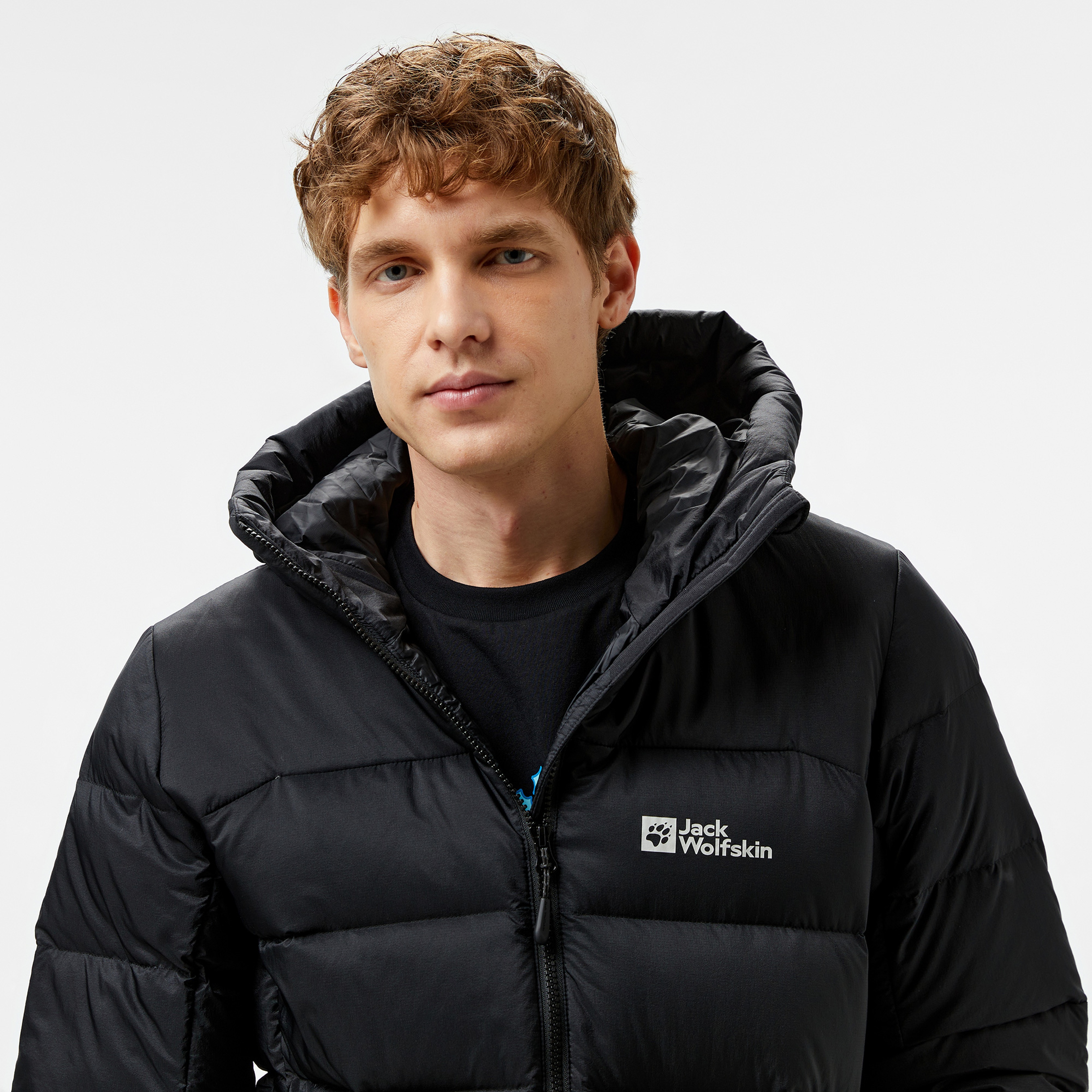 Jack Wolfskin Down Insulated Erkek Siyah Mont