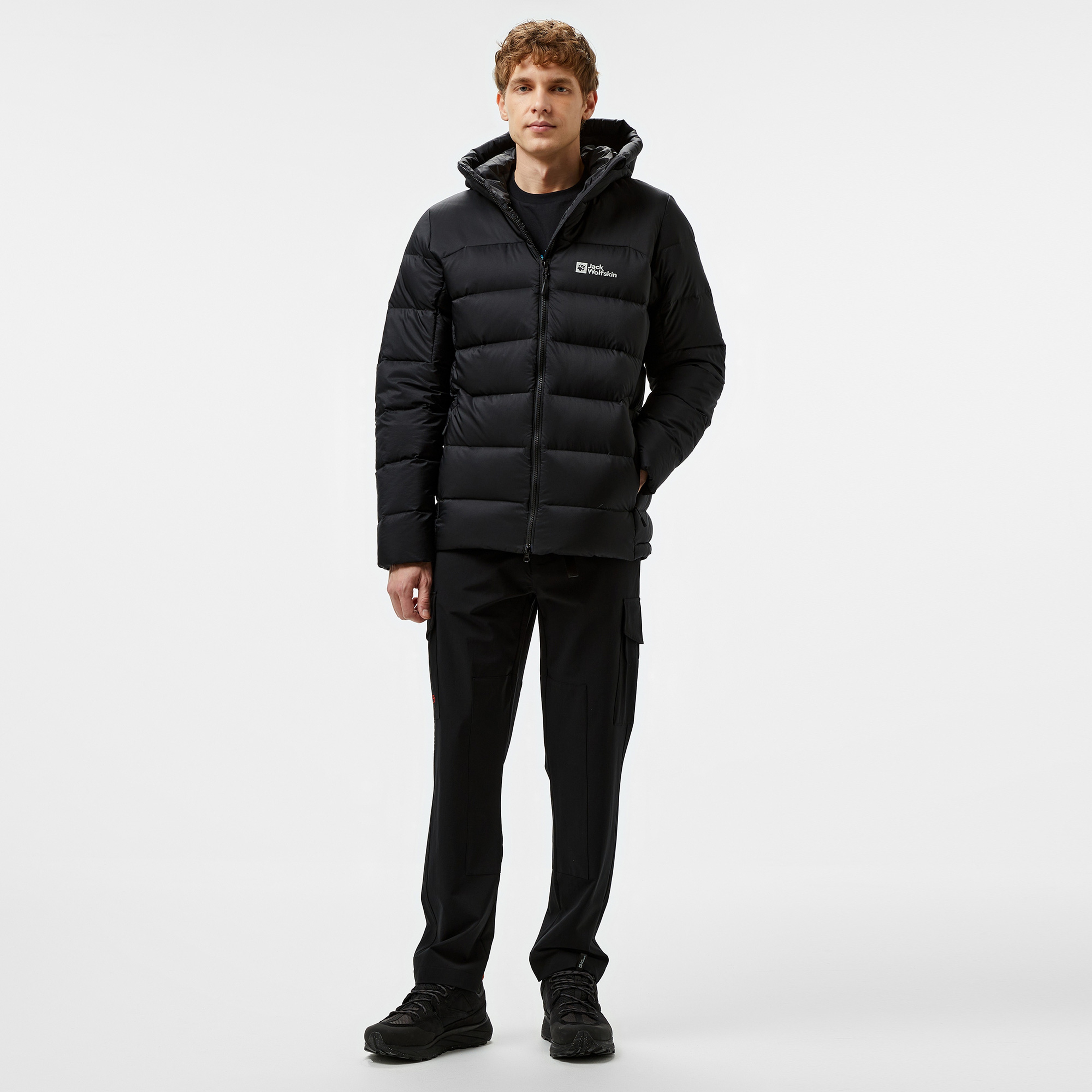 Jack Wolfskin Down Insulated Erkek Siyah Mont