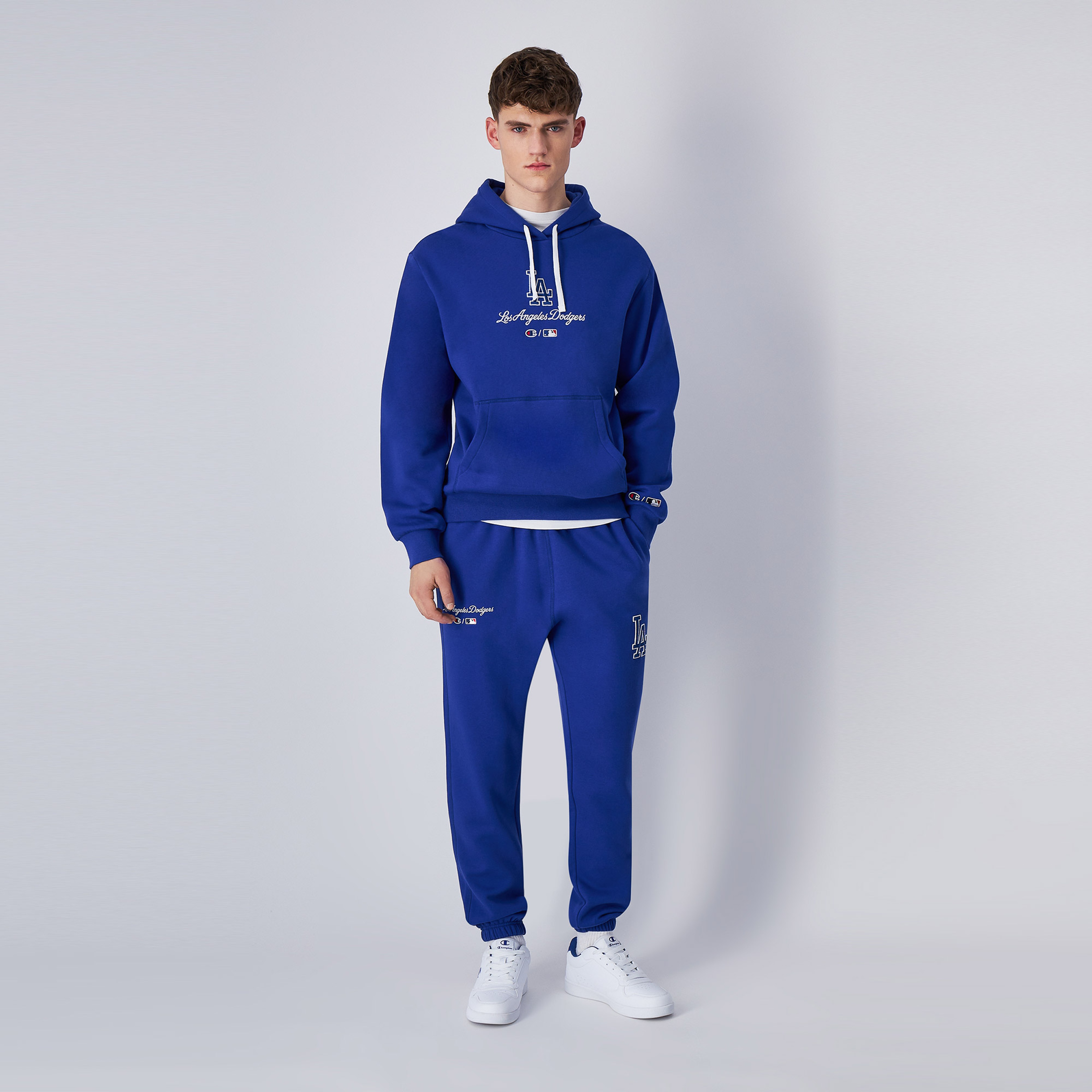 Champion Hooded Erkek Mavi Hoodie