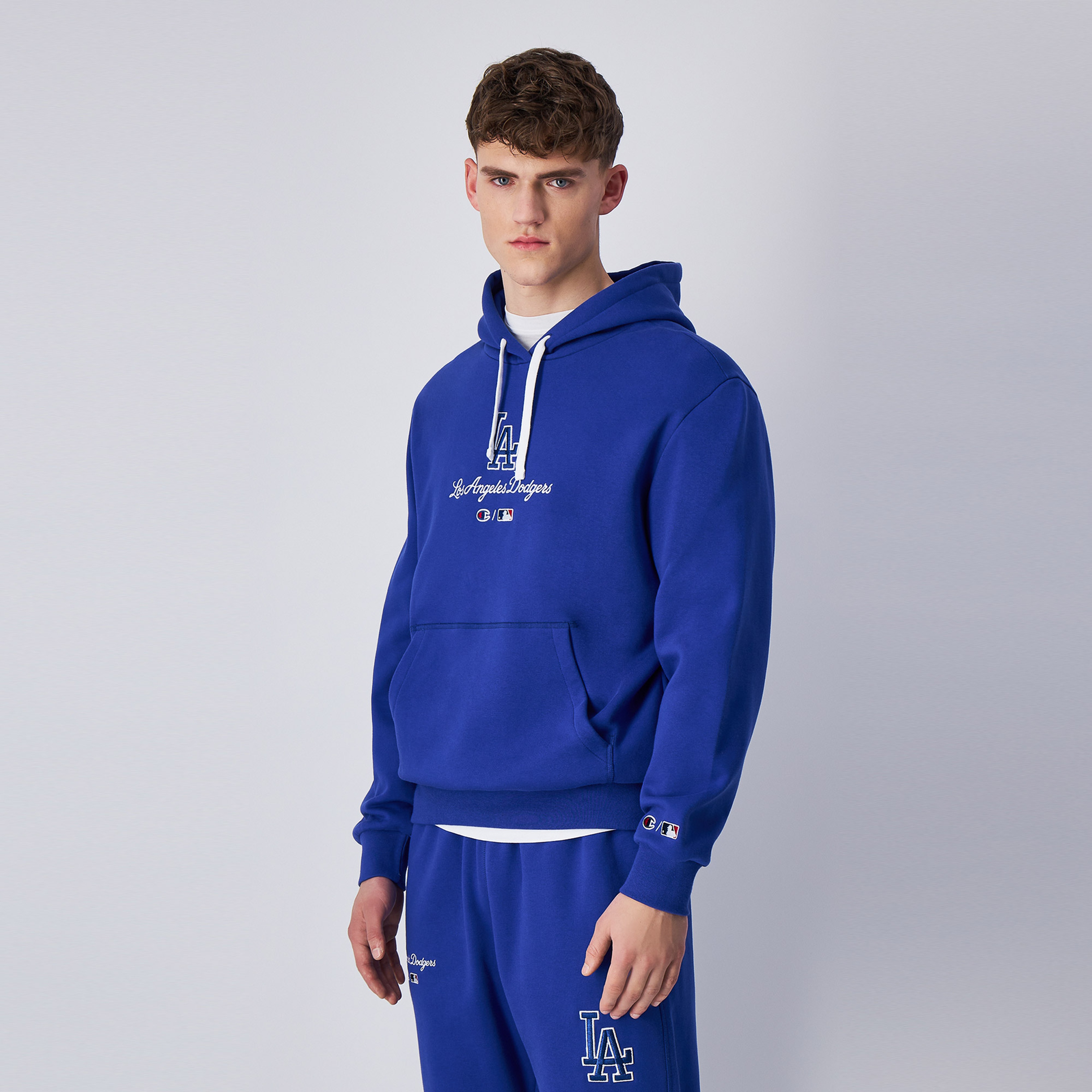 Champion Hooded Erkek Mavi Hoodie