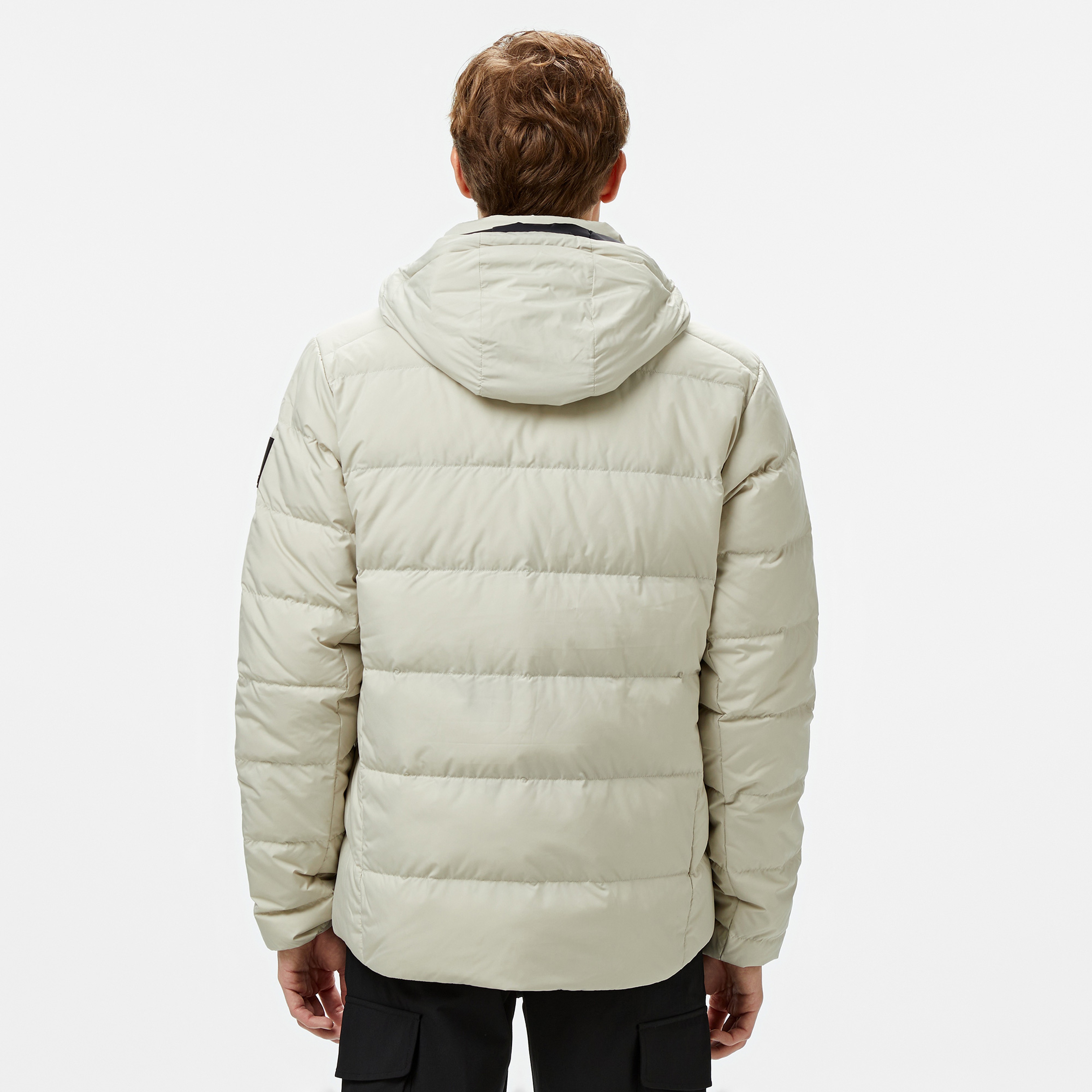 Jack Wolfskin Down Insulated Erkek Gri Mont