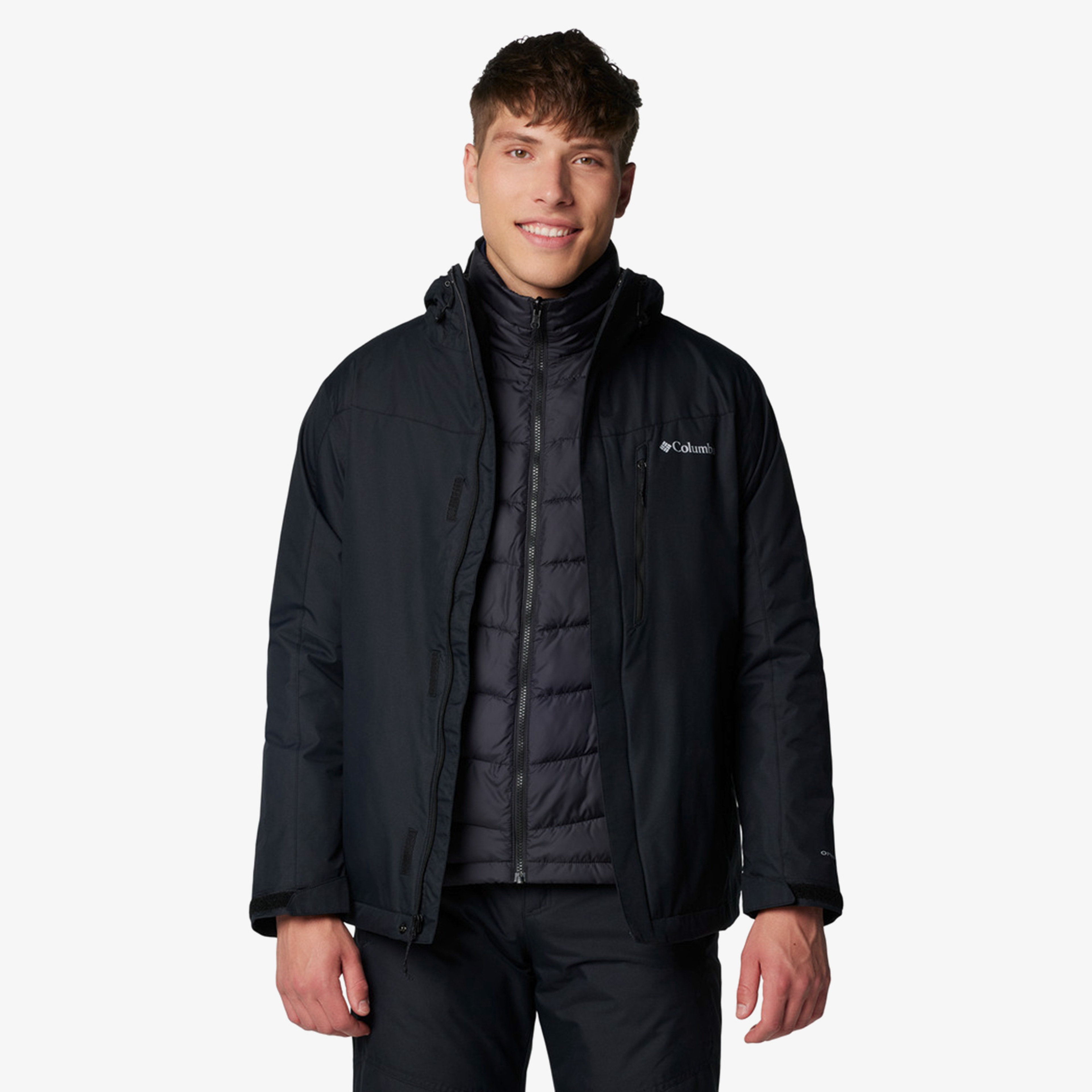 Columbia Whirlibird V Interchange Erkek Siyah Ceket