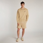 Tommy Hilfiger Tjm Rlx Badge 1/4 Zip Erkek Bej Sweatshirt