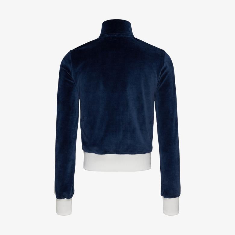 Tommy Hilfiger Tjw Velvet Side Strip Kadın Mavi Ceket