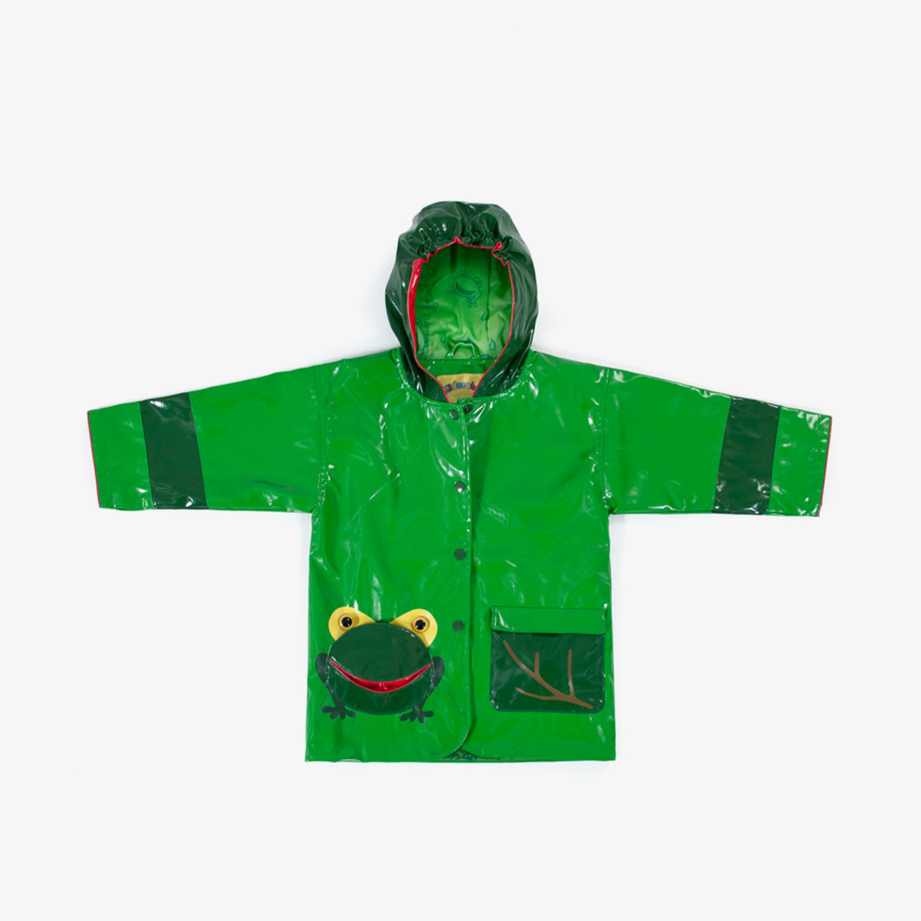 Kidorable Kurbağa Çocuk Yeşil Yağmurluk