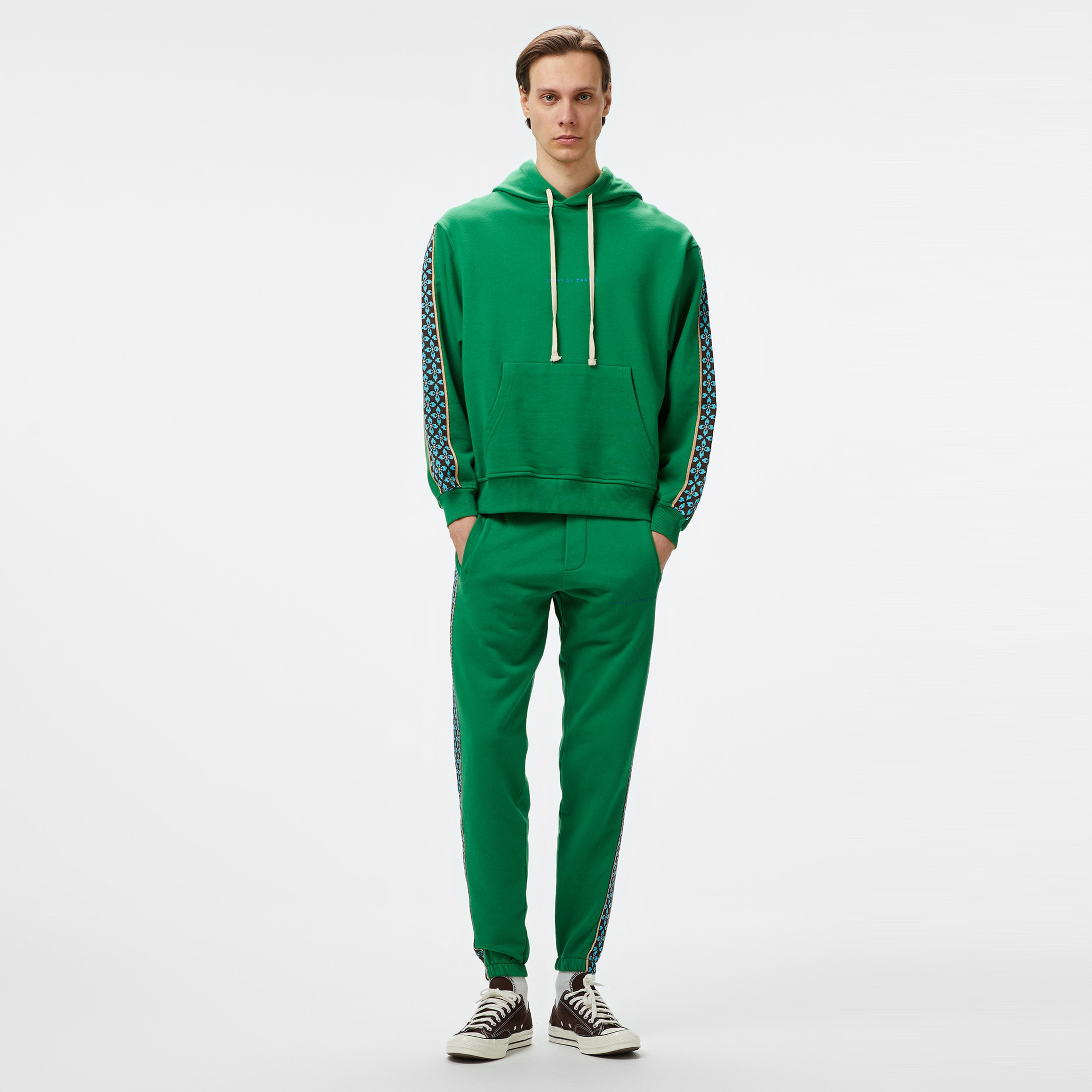 Story Of Angels Budha Dream Romance Erkek Yeşil Hoodie