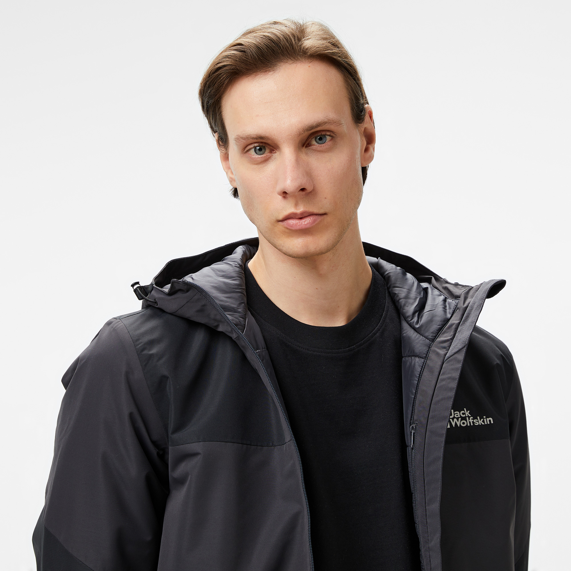 Jack Wolfskin Texapore Fiber Insulated Erkek Gri Ceket