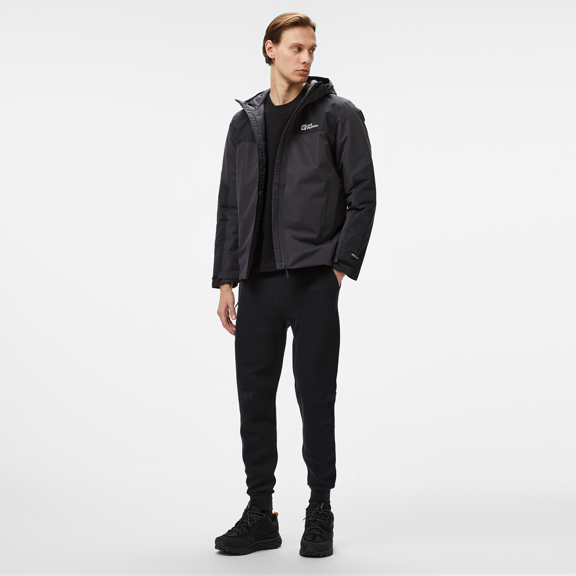 Jack Wolfskin Texapore Fiber Insulated Erkek Gri Ceket