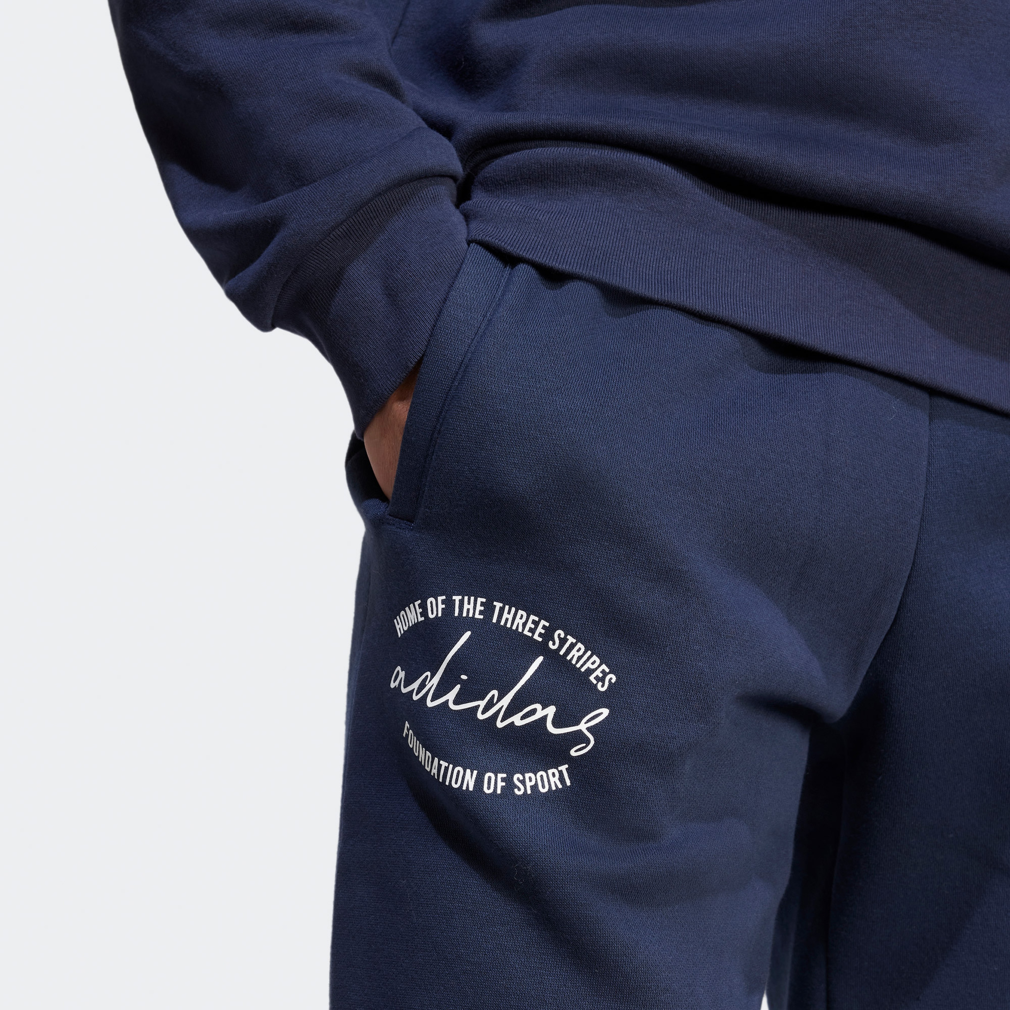 adidas Bl Fleece Q3 Erkek Lacivert Eşofman Altı