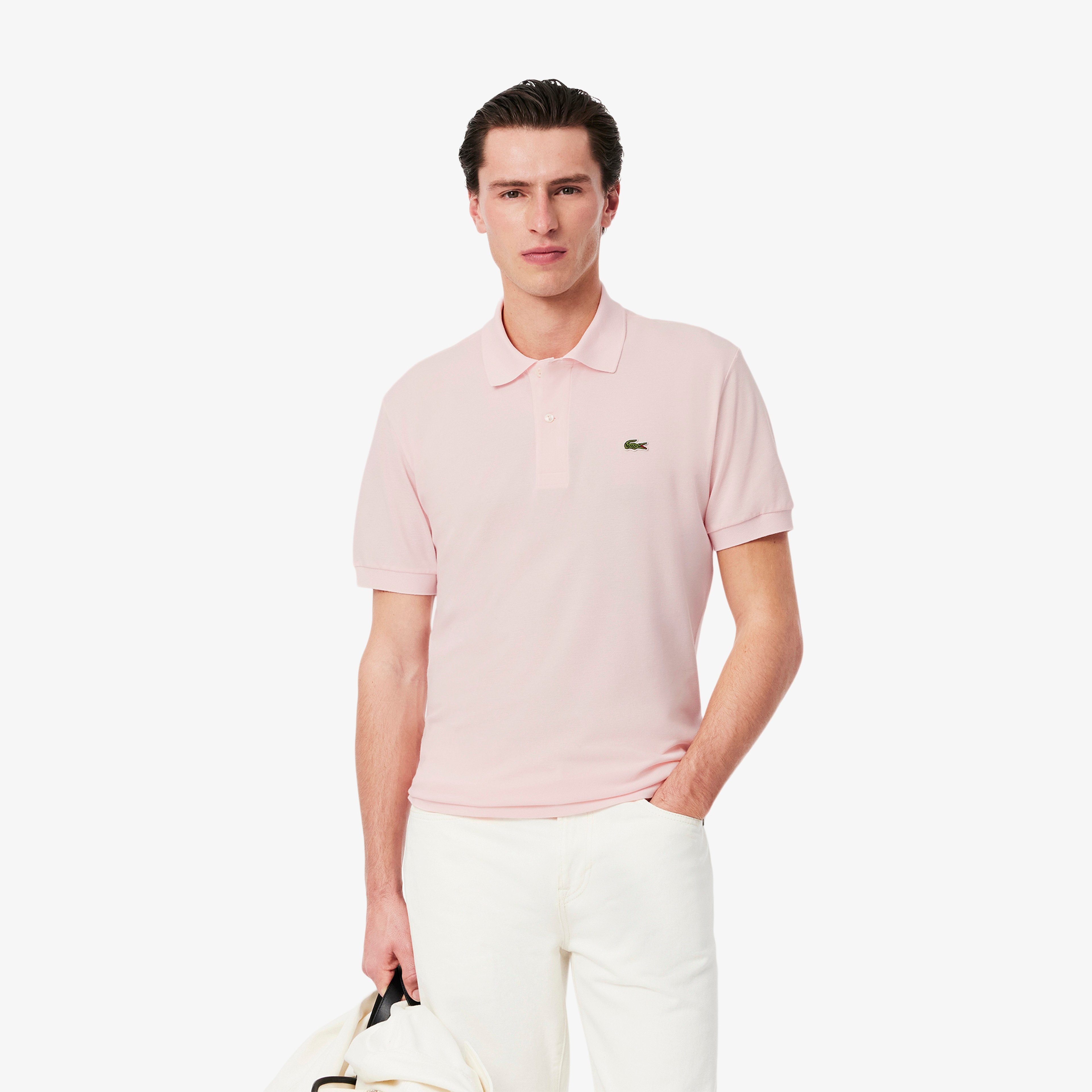 Lacoste Classic Fit Erkek Pembe Polo