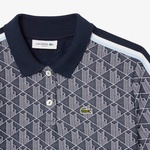 Lacoste Slim Fit Monogram Kadın Siyah Polo