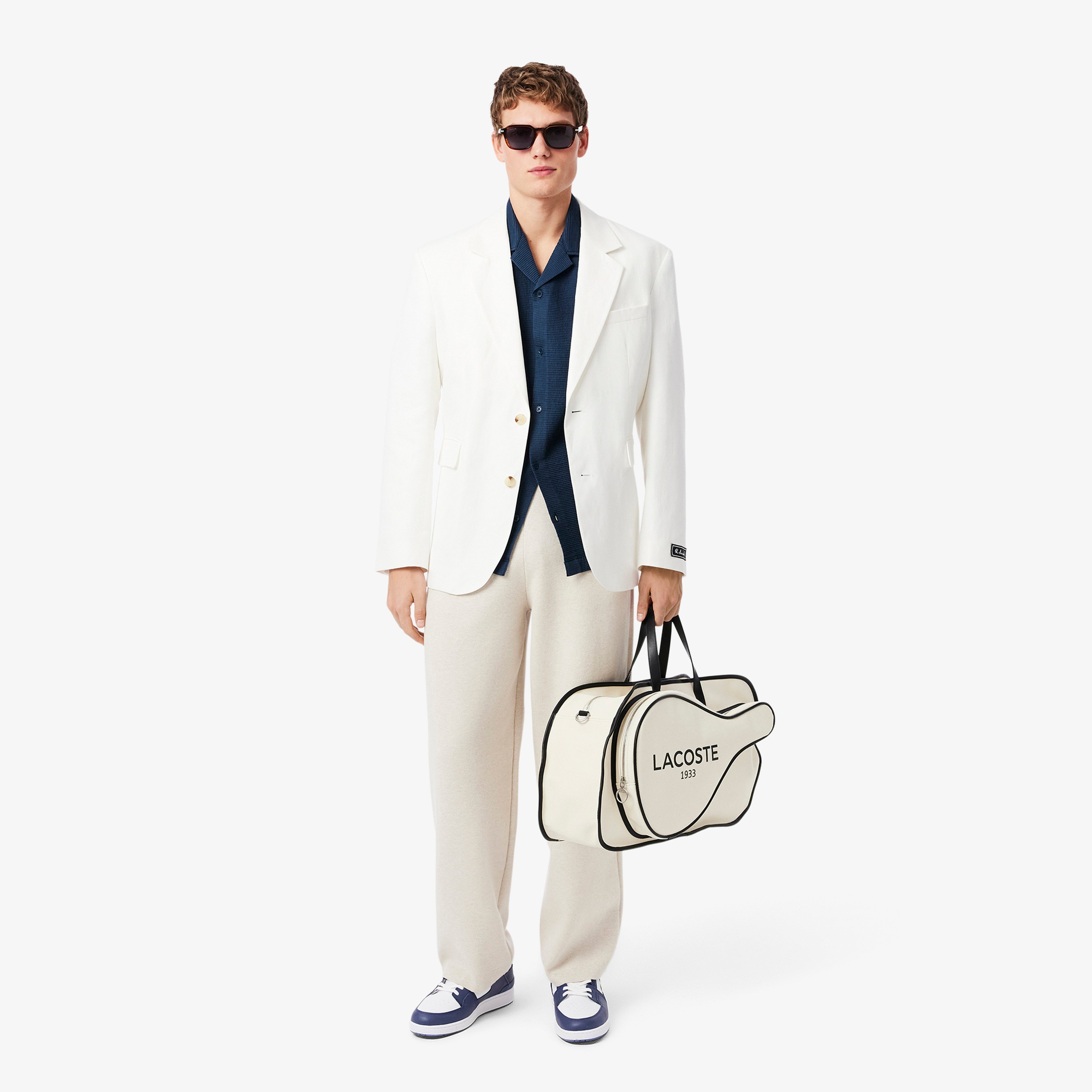 Lacoste Court Cage Erkek Lacivert Sneaker