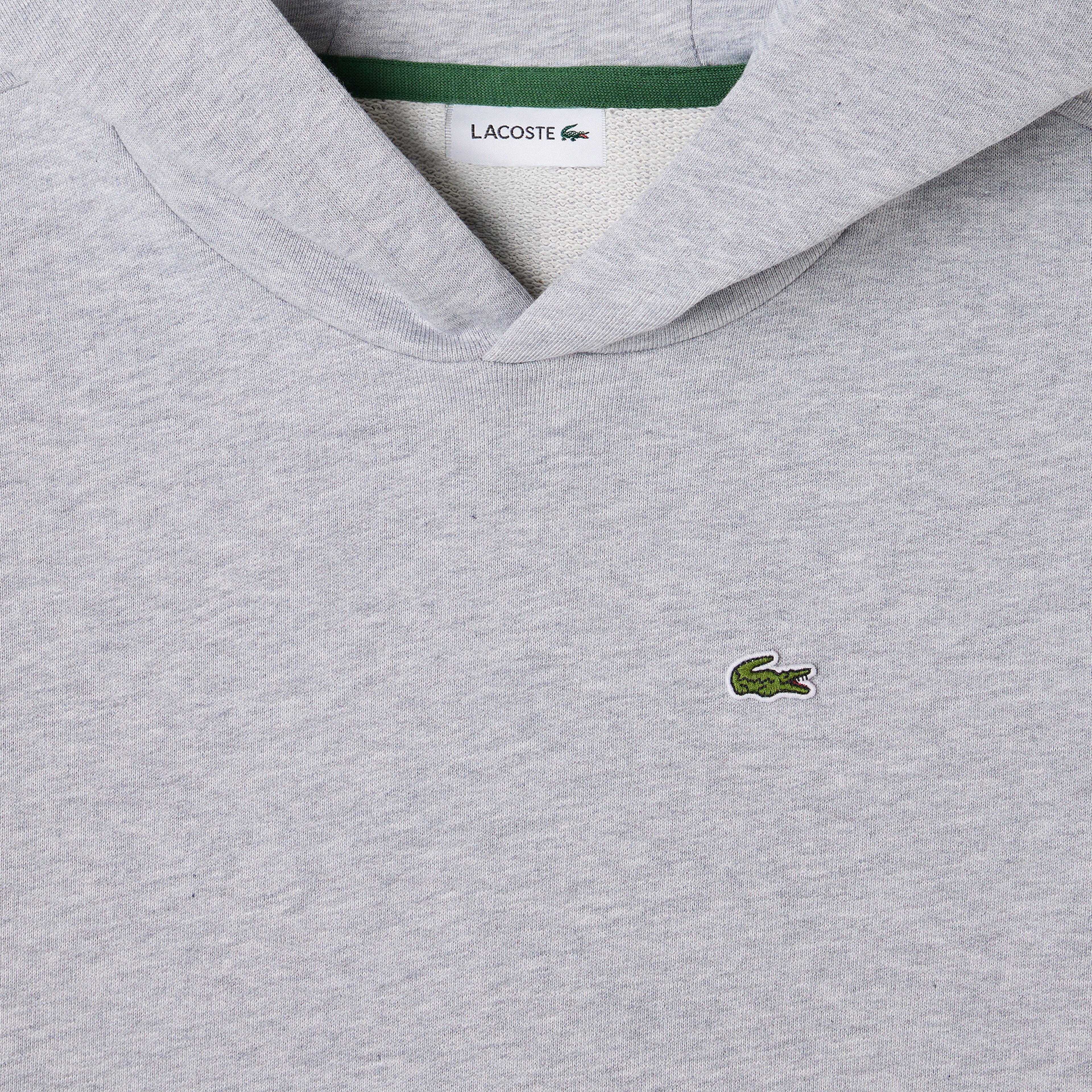 Lacoste Çocuk Kapüşonlu Gri Sweatshirt