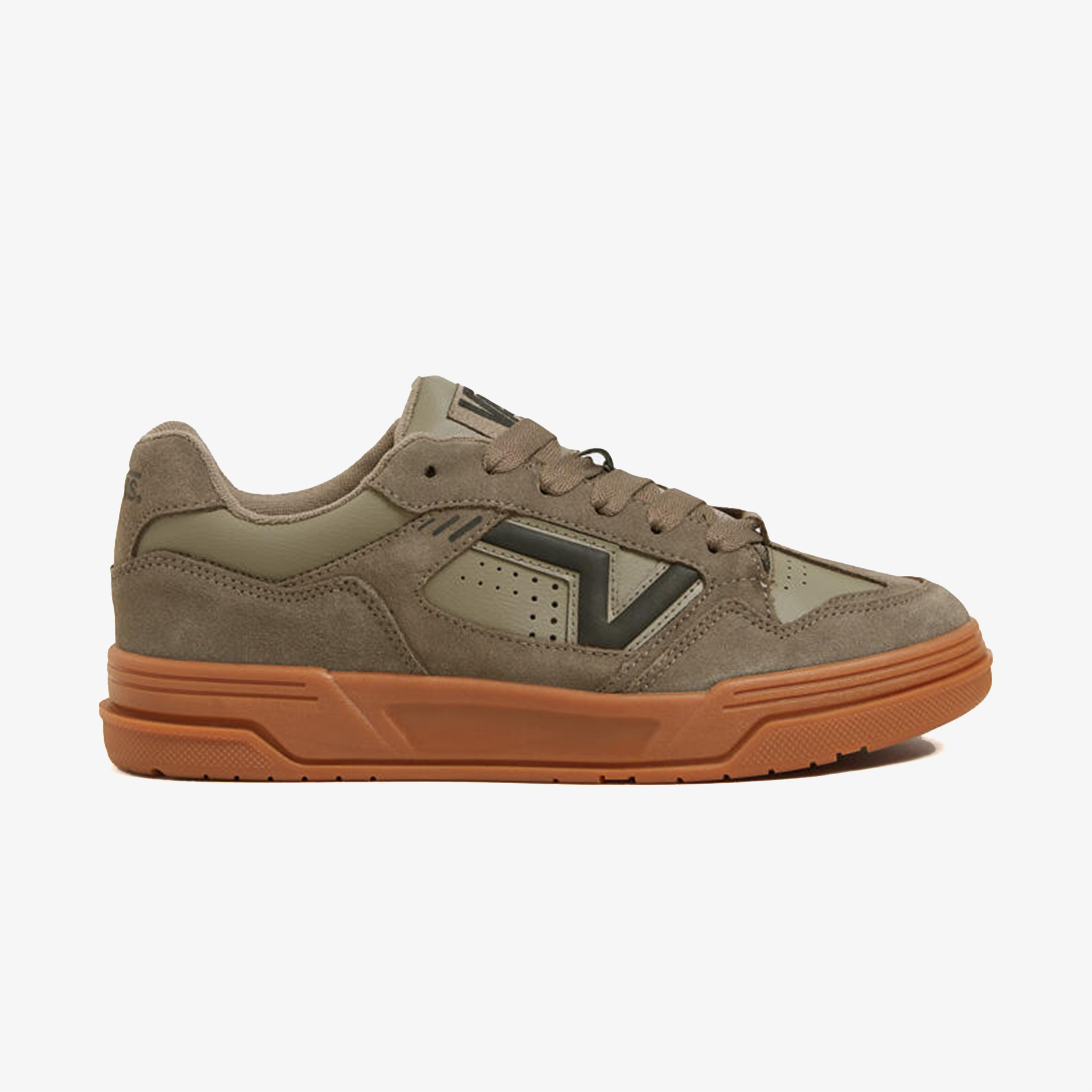 Vans Upland Erkek Kahverengi Süet Sneaker