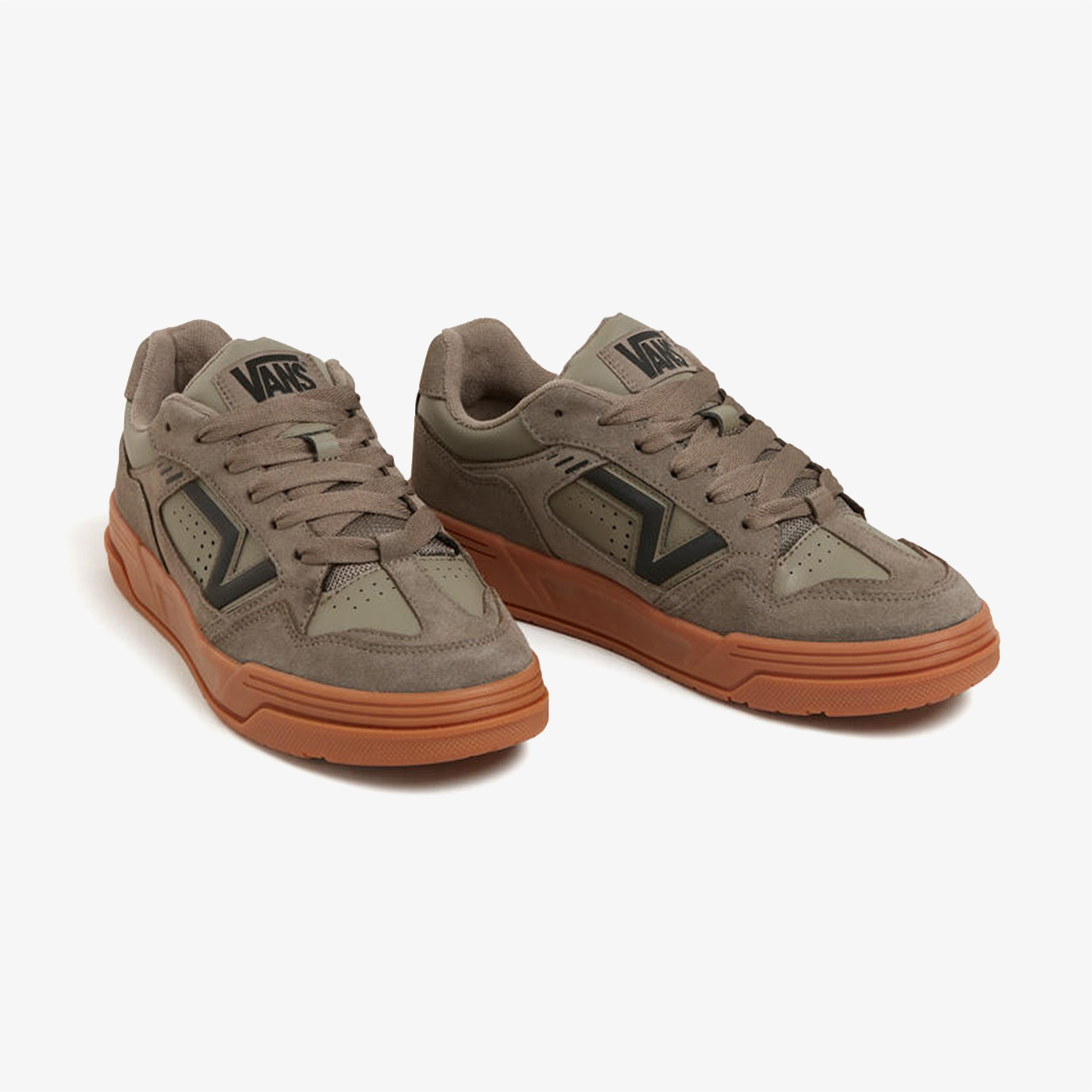 Vans Upland Erkek Kahverengi Süet Sneaker