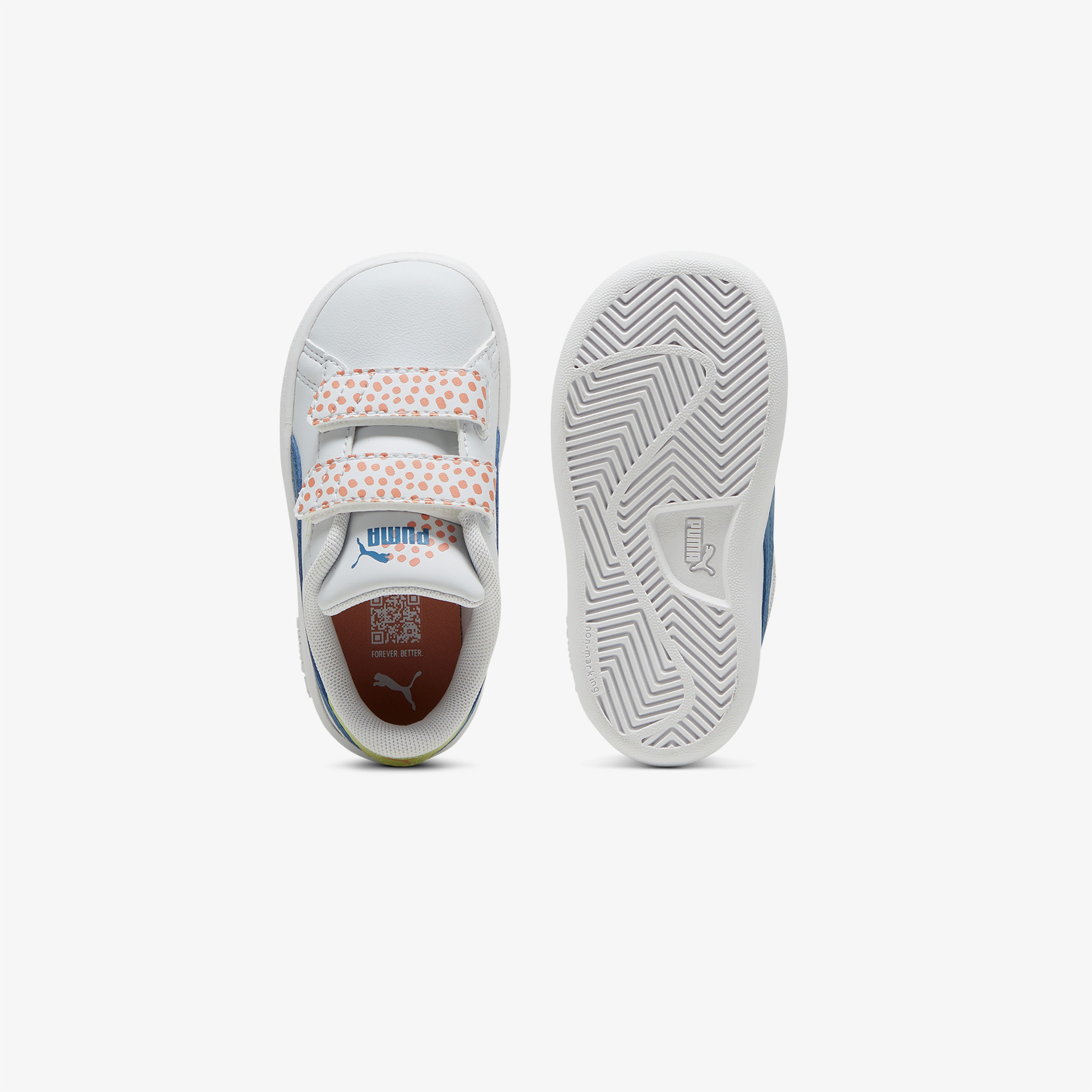 Puma Smash 3.0 FC Bebek Beyaz Spor Ayakkabı