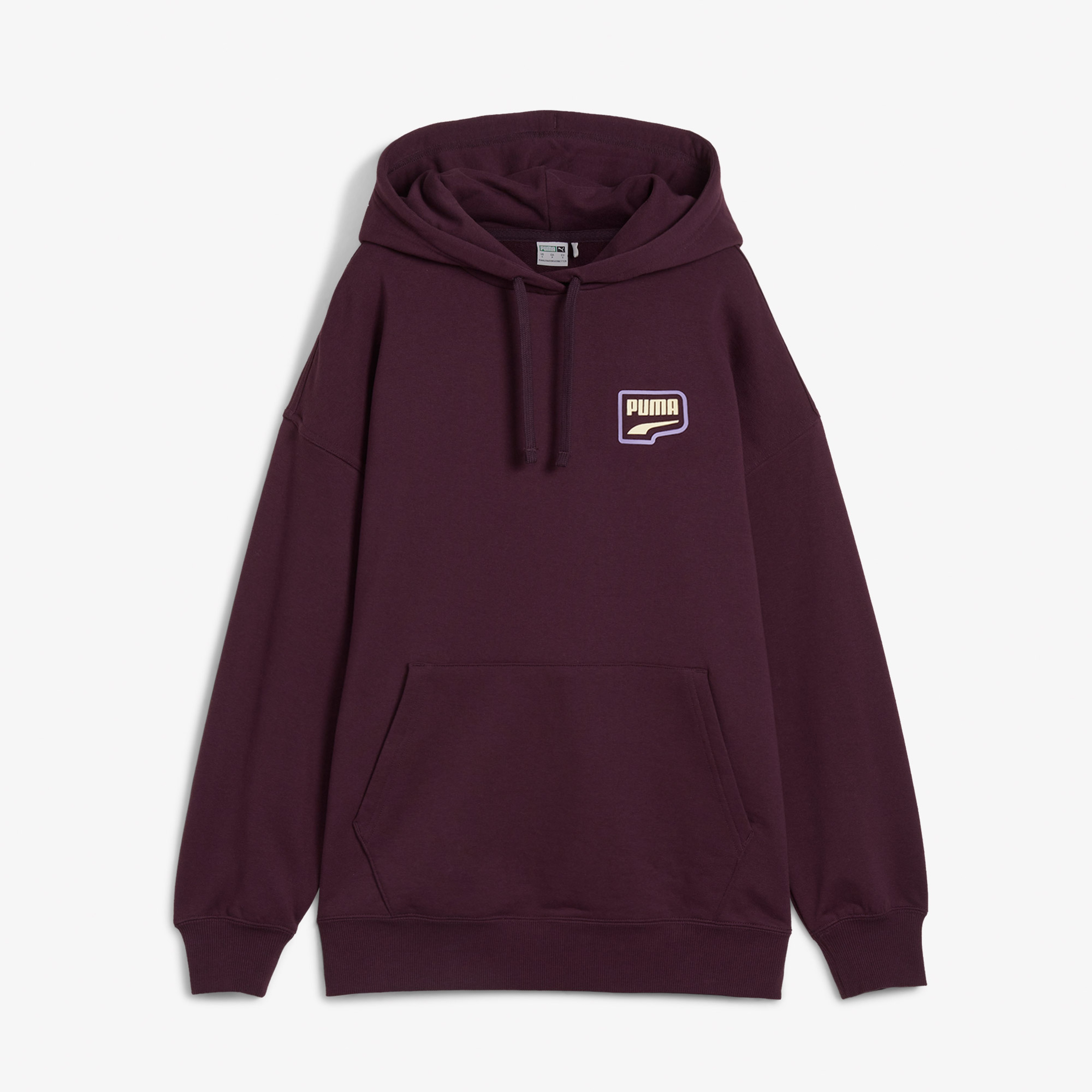Puma Downtown Oversized Hoodie Kadın Mor Hoodie
