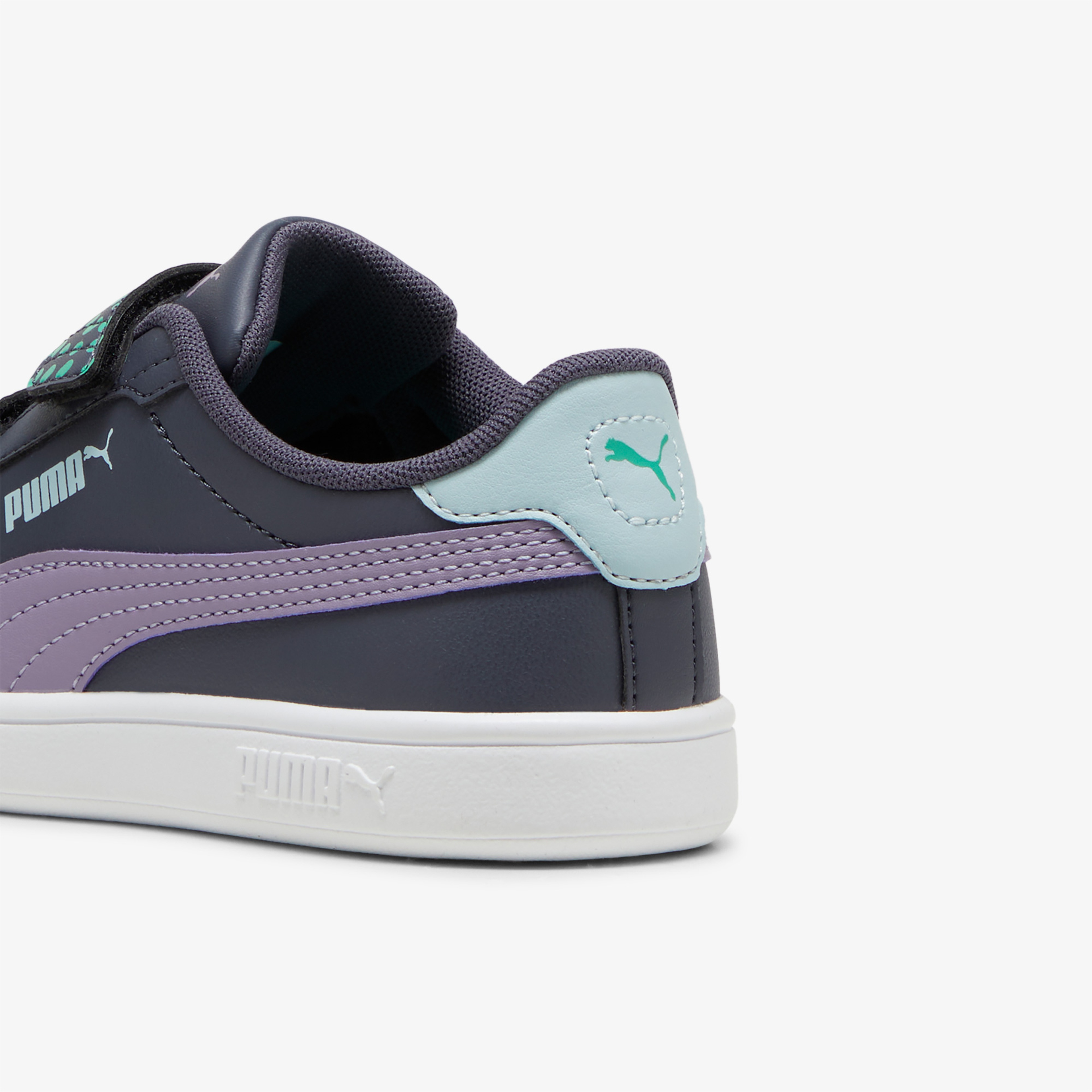 Puma Smash 3.0 FC V Çocuk Mor Spor Ayakkabı