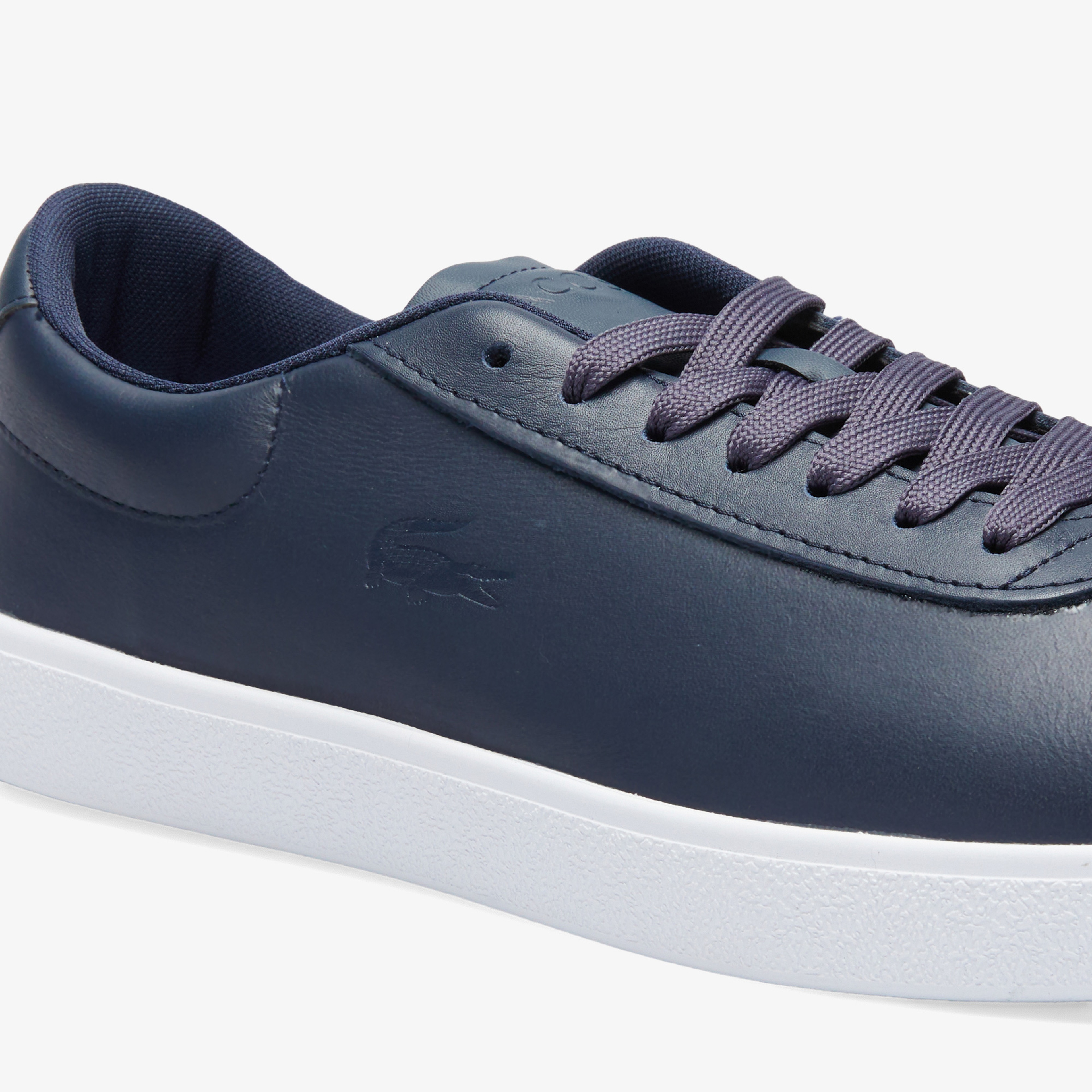 Lacoste Baseshot Evo Leather Erkek Lacivert Sneaker