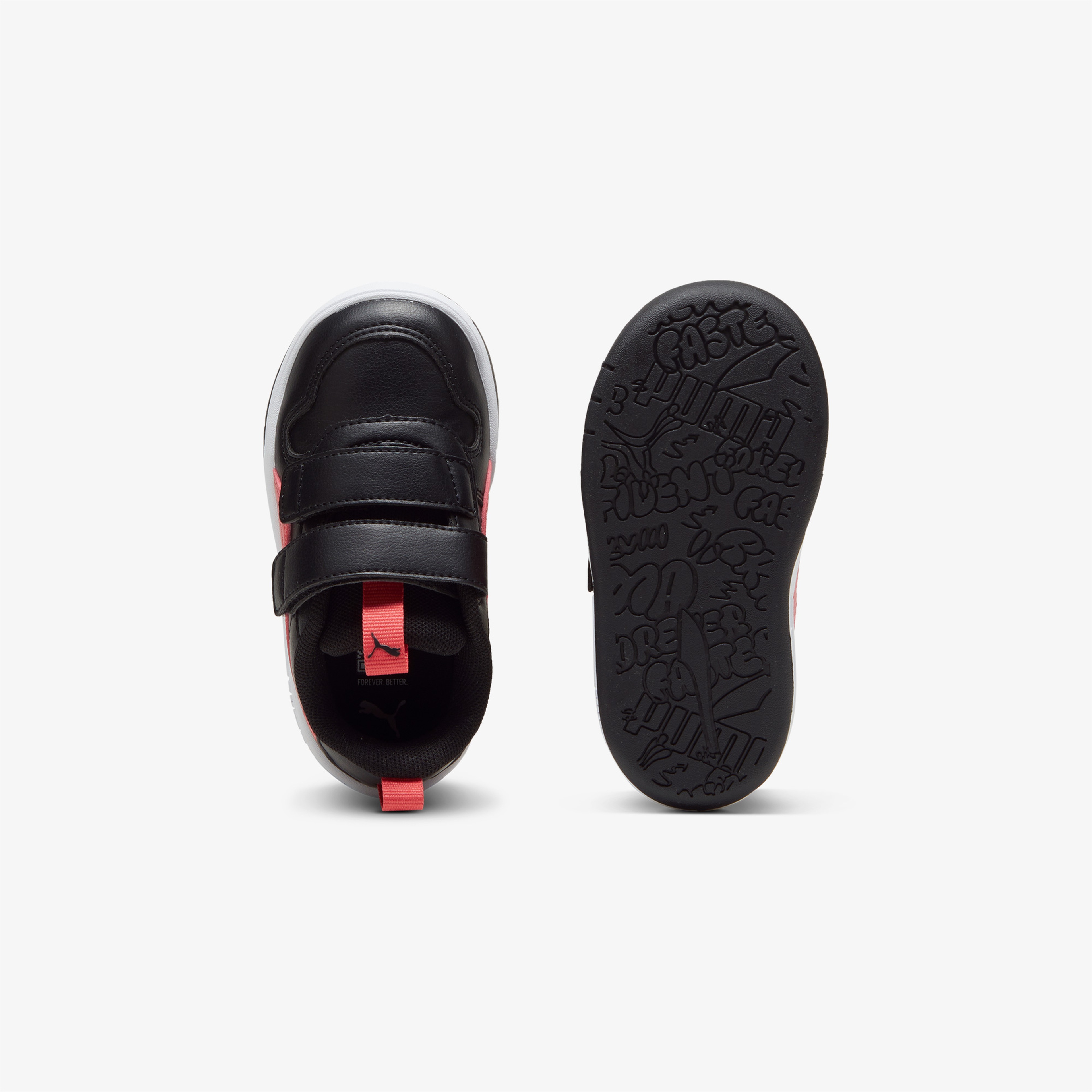 Puma Multiflex SL V Bebek Kırmızı Siyah Spor Ayakkabı