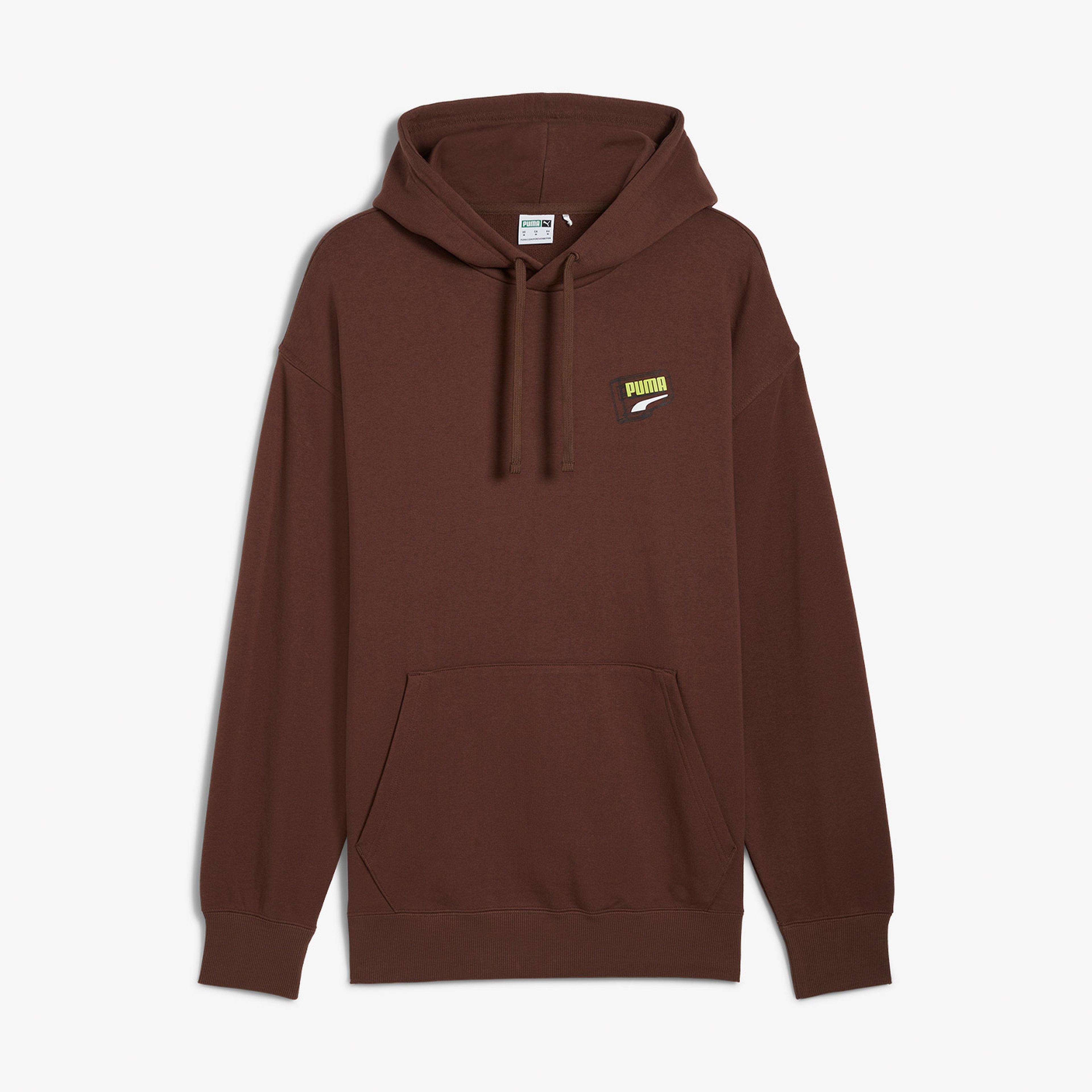 Puma Downtown Graphic Hoodie Unisex Kahverengi Hoodie
