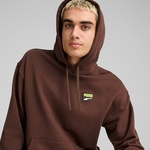 Puma Downtown Graphic Hoodie Unisex Kahverengi Hoodie