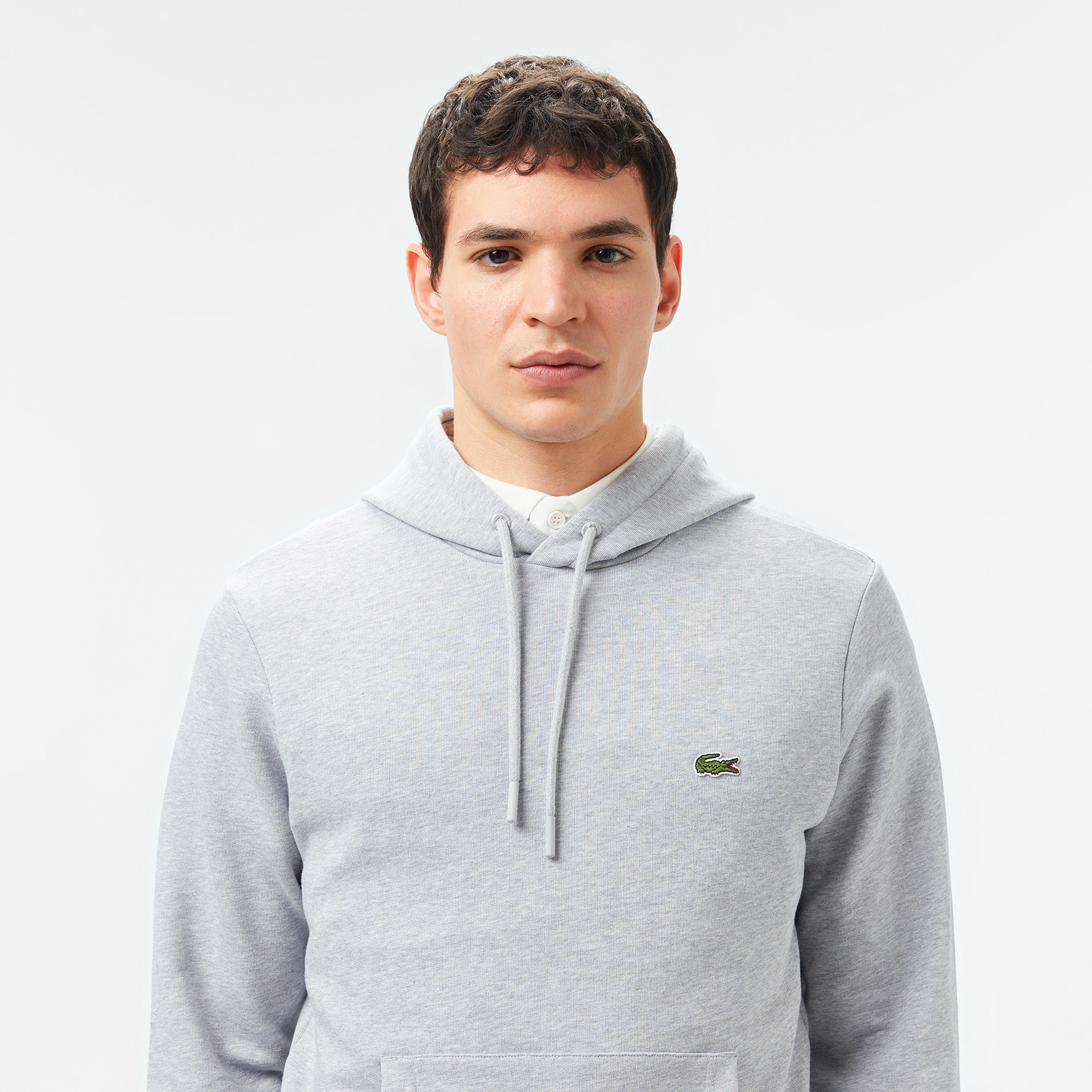 Lacoste Classic Fit  Erkek Gri Sweatshirt