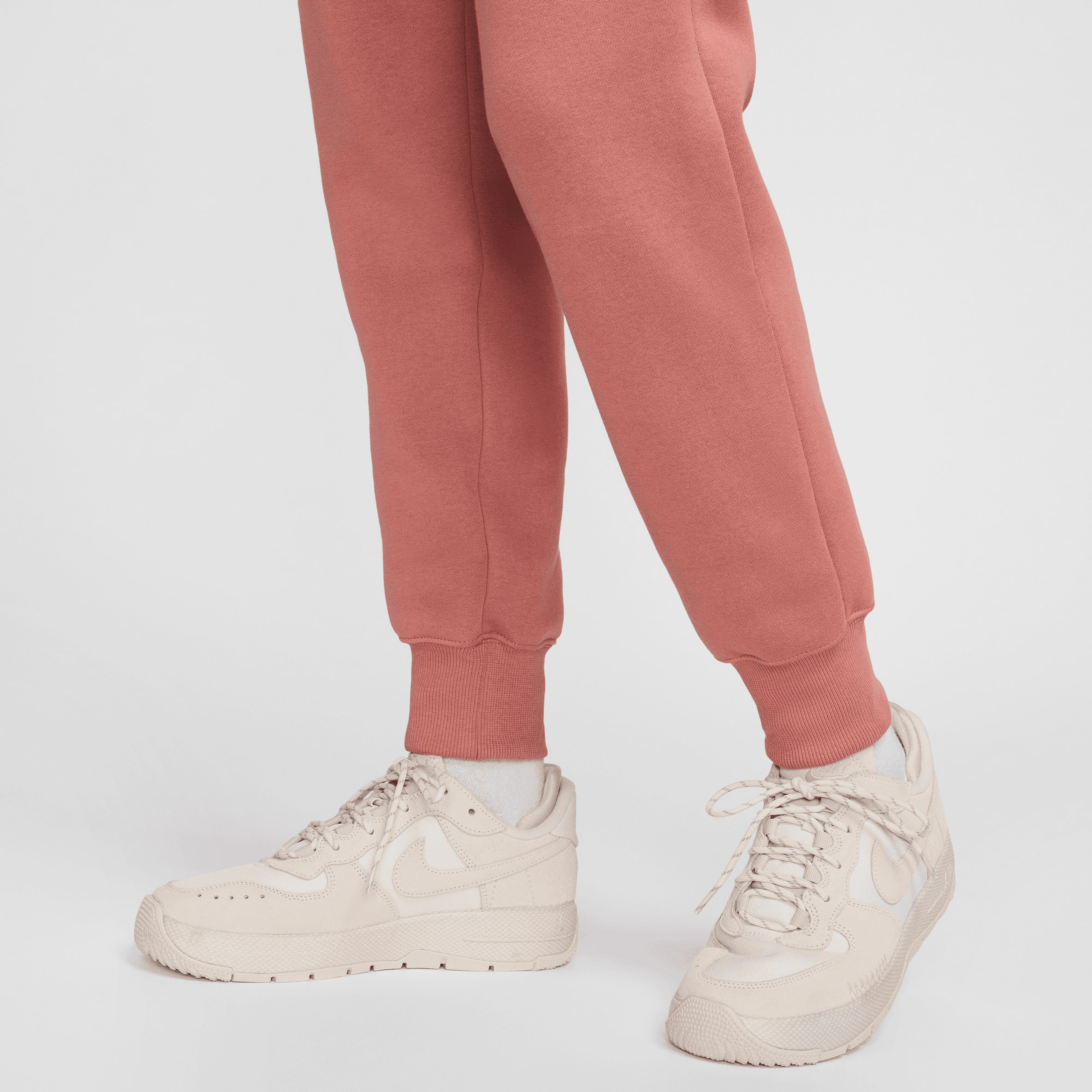 Nike Sportswear Phoenix Fleece Kadın Kırmızı Eşofman Altı