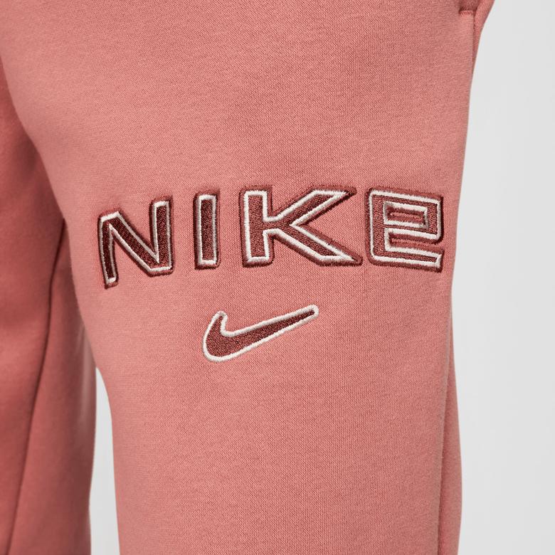 Nike Sportswear Phoenix Fleece Kadın Kırmızı Eşofman Altı