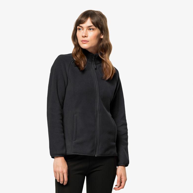 Jack Wolfskin Moonrise 3in1 Outdoor Kadın Siyah Mont