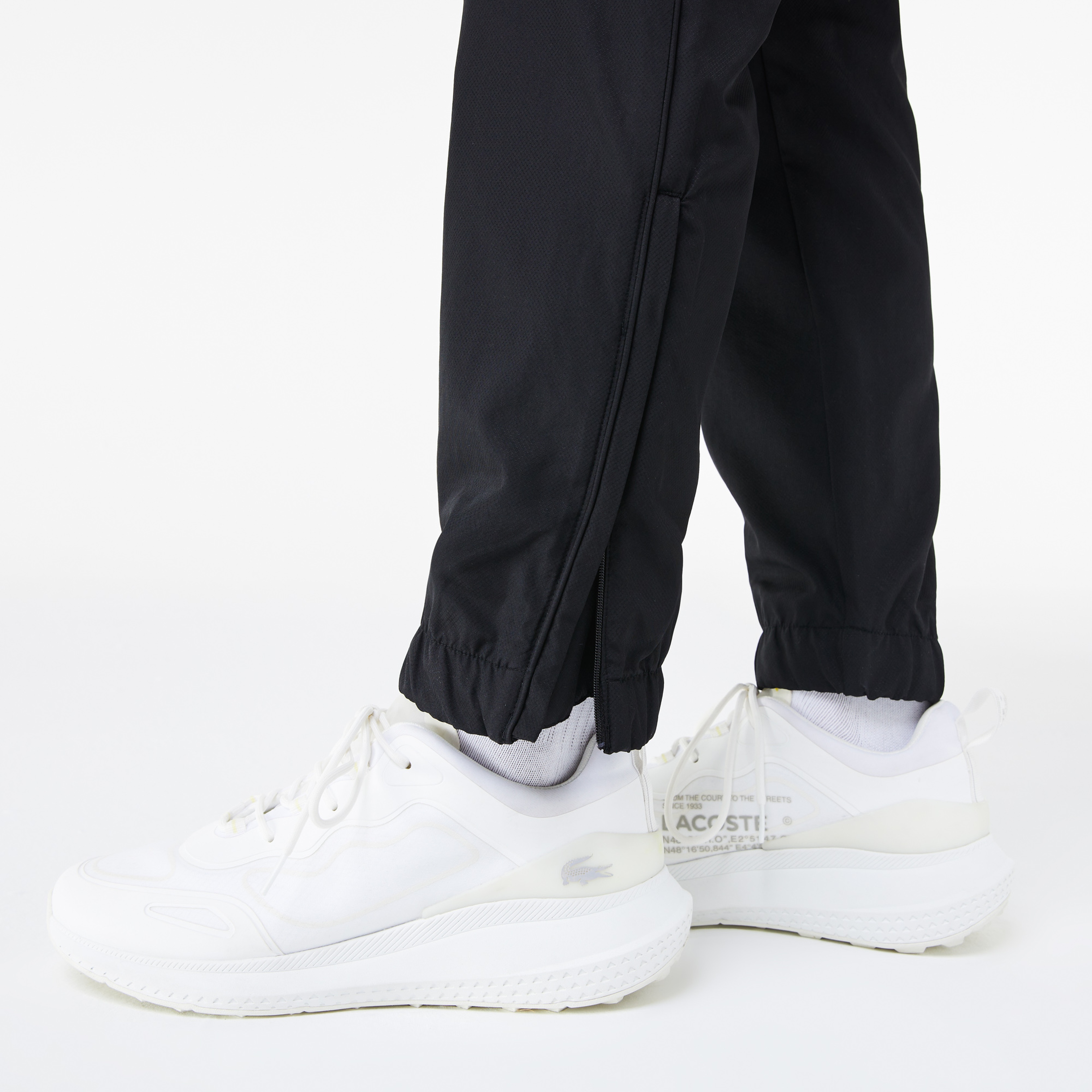 Lacoste Erkek Regular Fit Kapüşonlu Siyah Eşofman Takımı