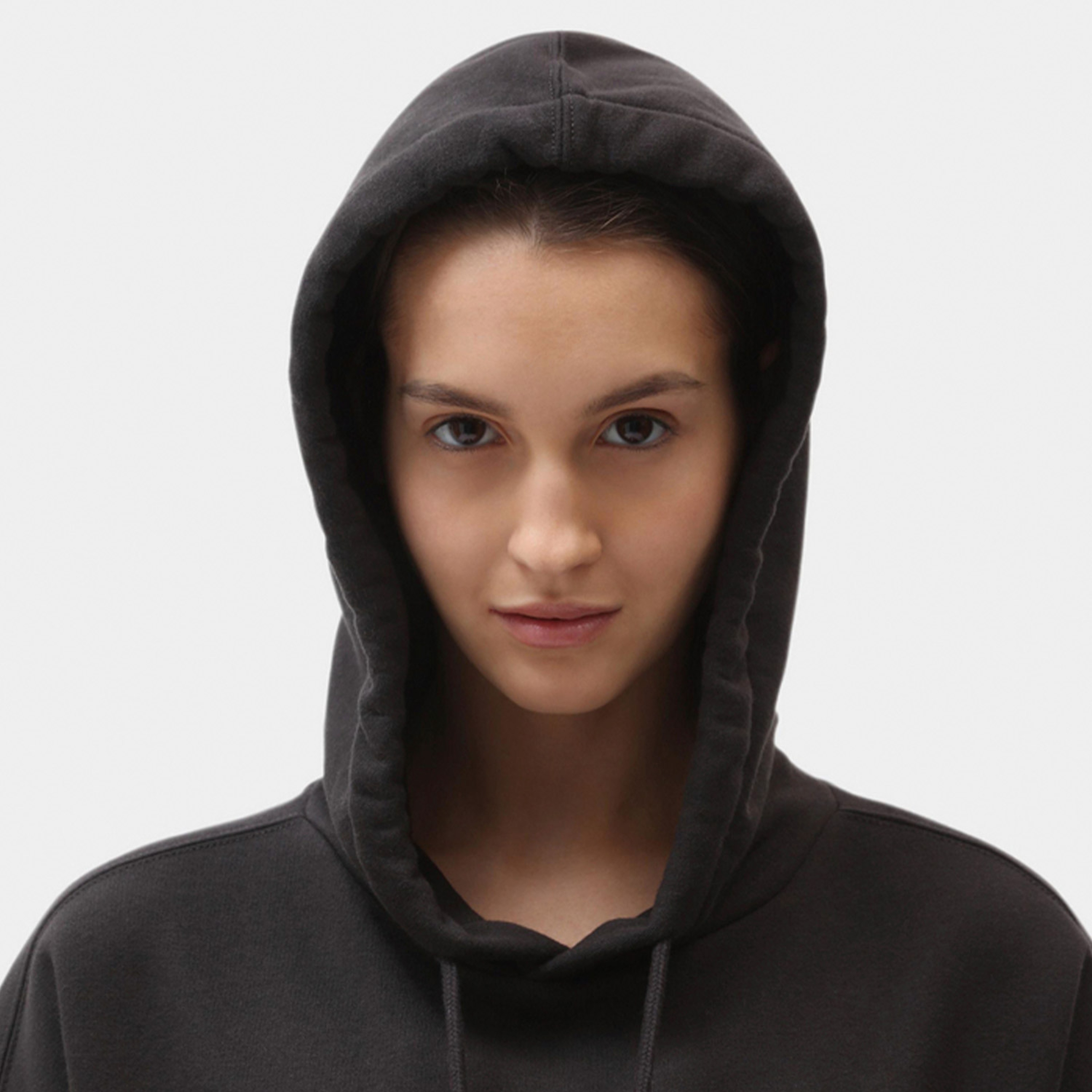 Dickies Oakport Cropped Kadın Siyah Hoodie