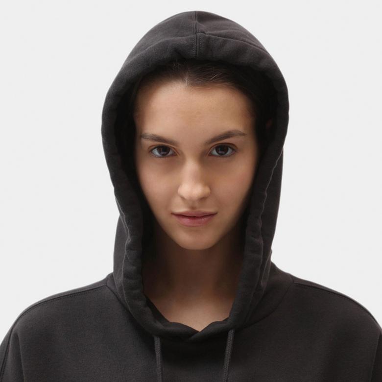 Dickies Oakport Cropped Kadın Siyah Hoodie